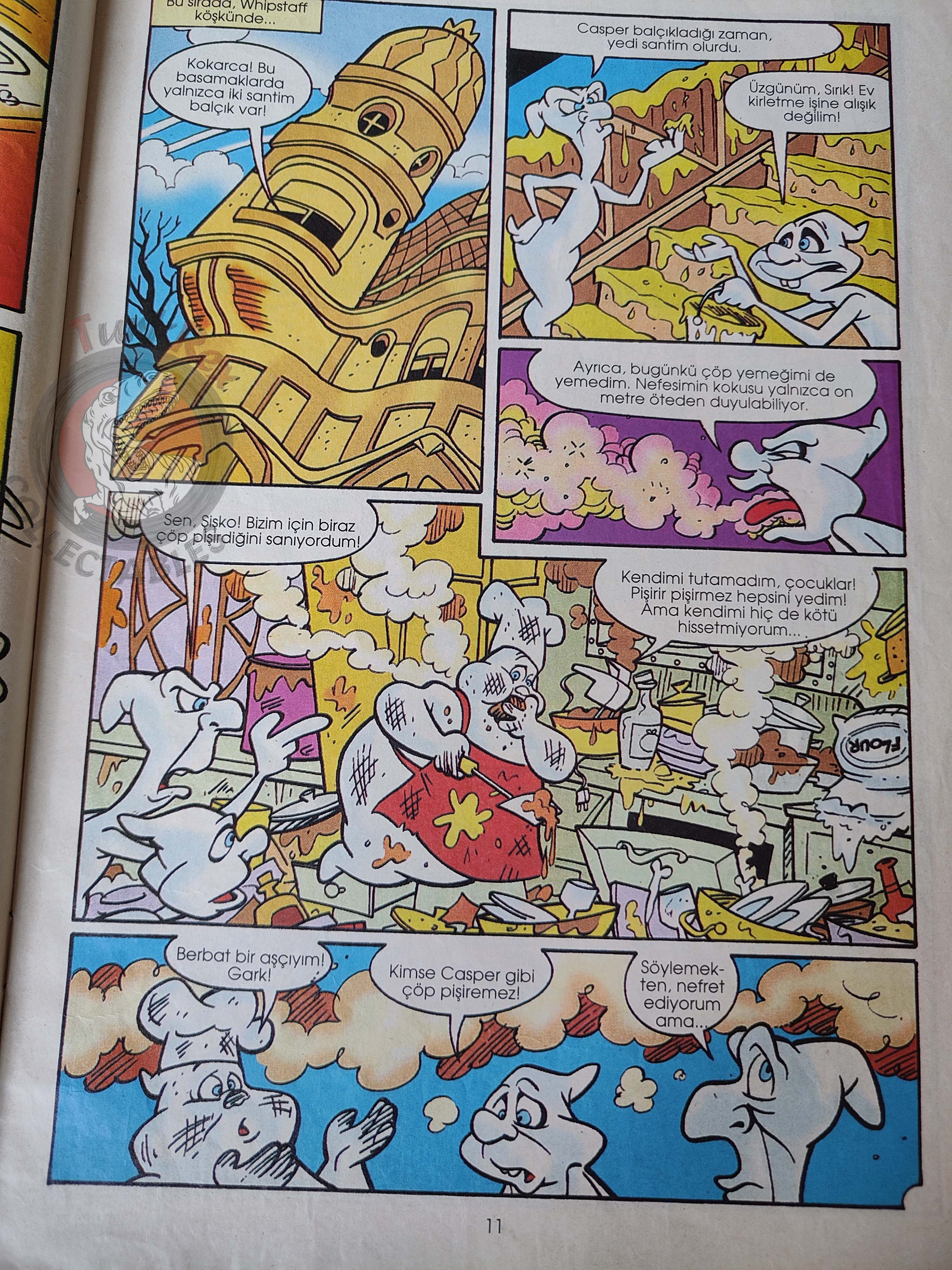 Casper the Friendly Ghost Magazine – Issue #10 1996 Turkish Comic Turkey