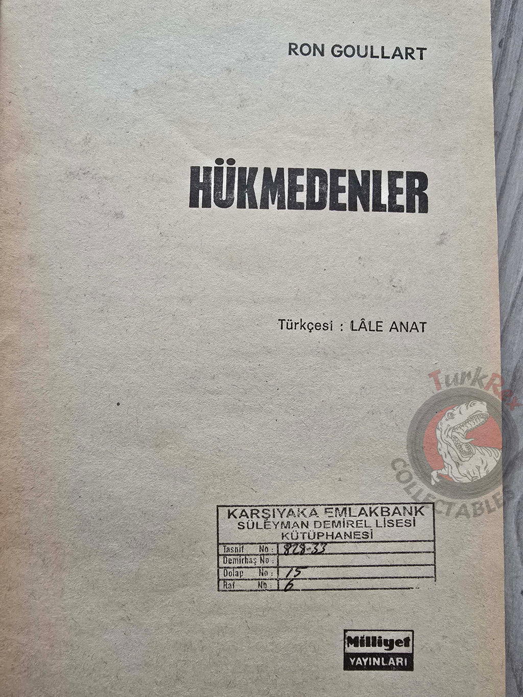 Ron Goulart – Capricorn One 1980 1st Turkish Book Turkey