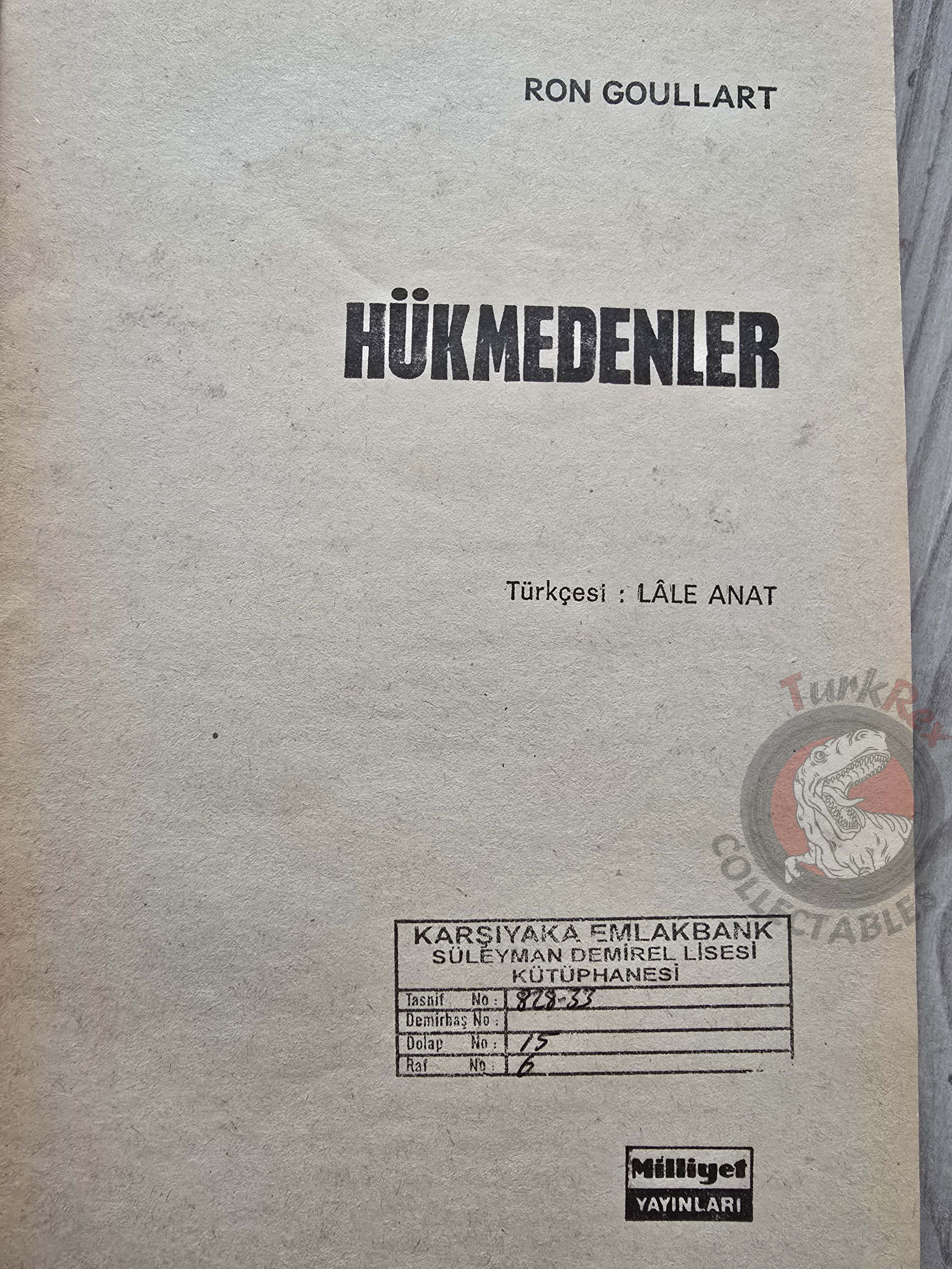 Ron Goulart – Capricorn One 1980 1st Turkish Book Turkey