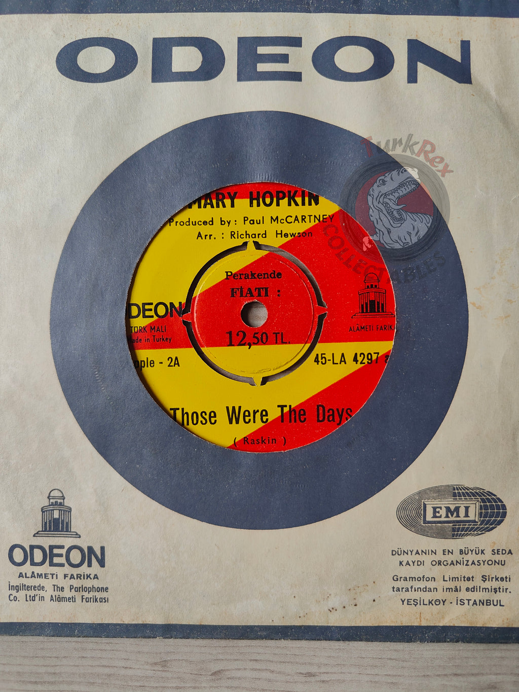 Mary Hopkin – Those Were The Days 7" Turkish Pressing Vinyl Turkey Edition