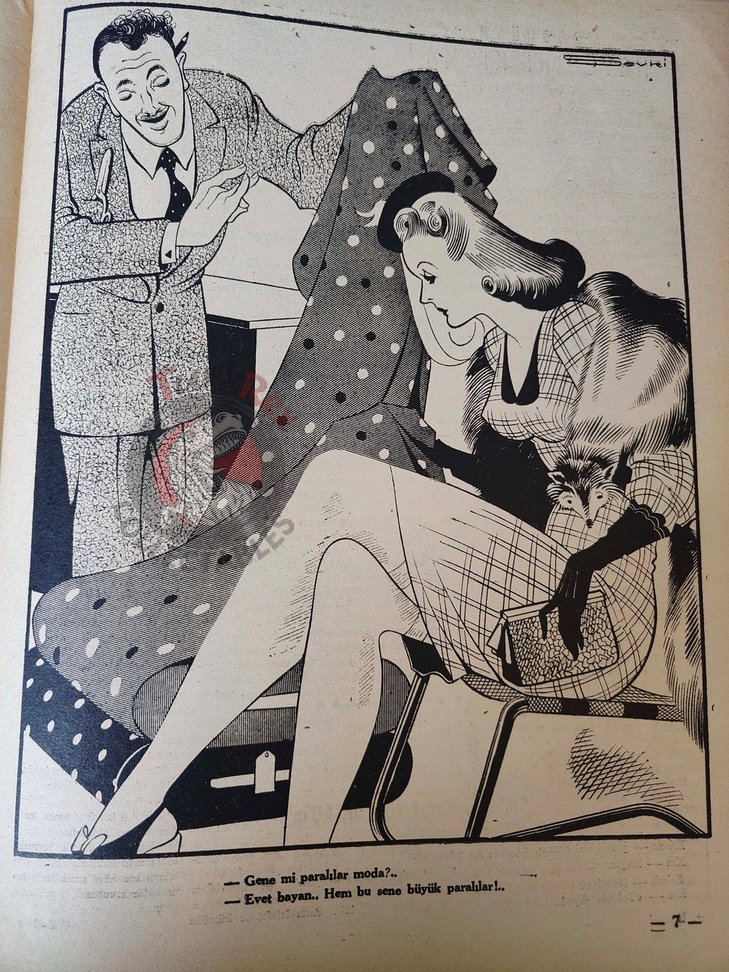 Akbaba 1943 Humor Magazine Turkish Turkey Germany Gramophone WW2 era Russia USA