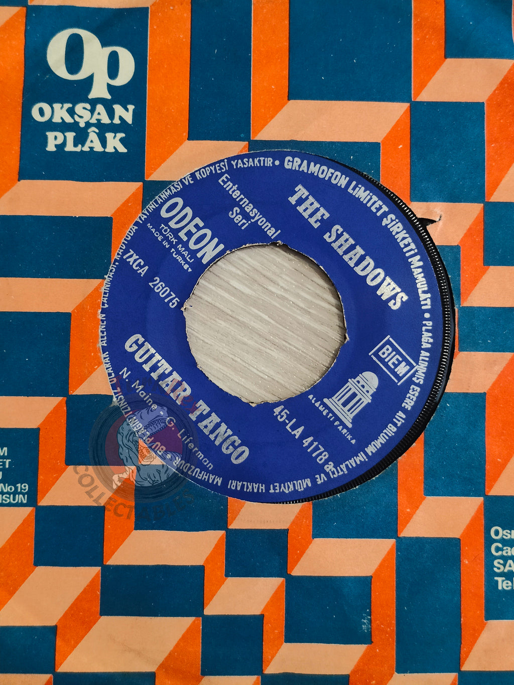 The Shadows – Guitar Tango 7" Turkish Pressing Vinyl Turkey Edition