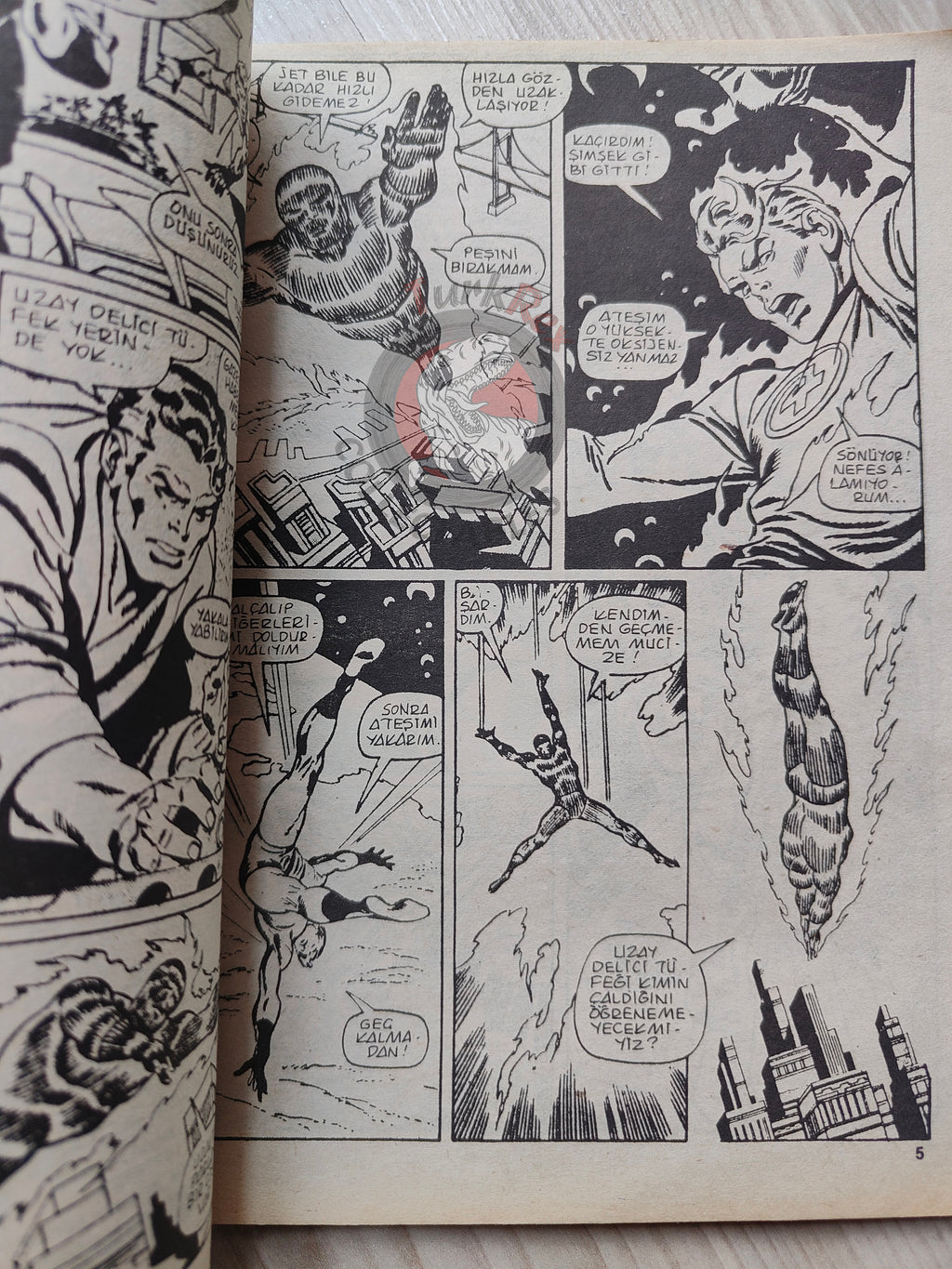 Silver Surfer #4 1987 Turkish Comic Turkey #5 #6 Fantasy Masterpieces #5
