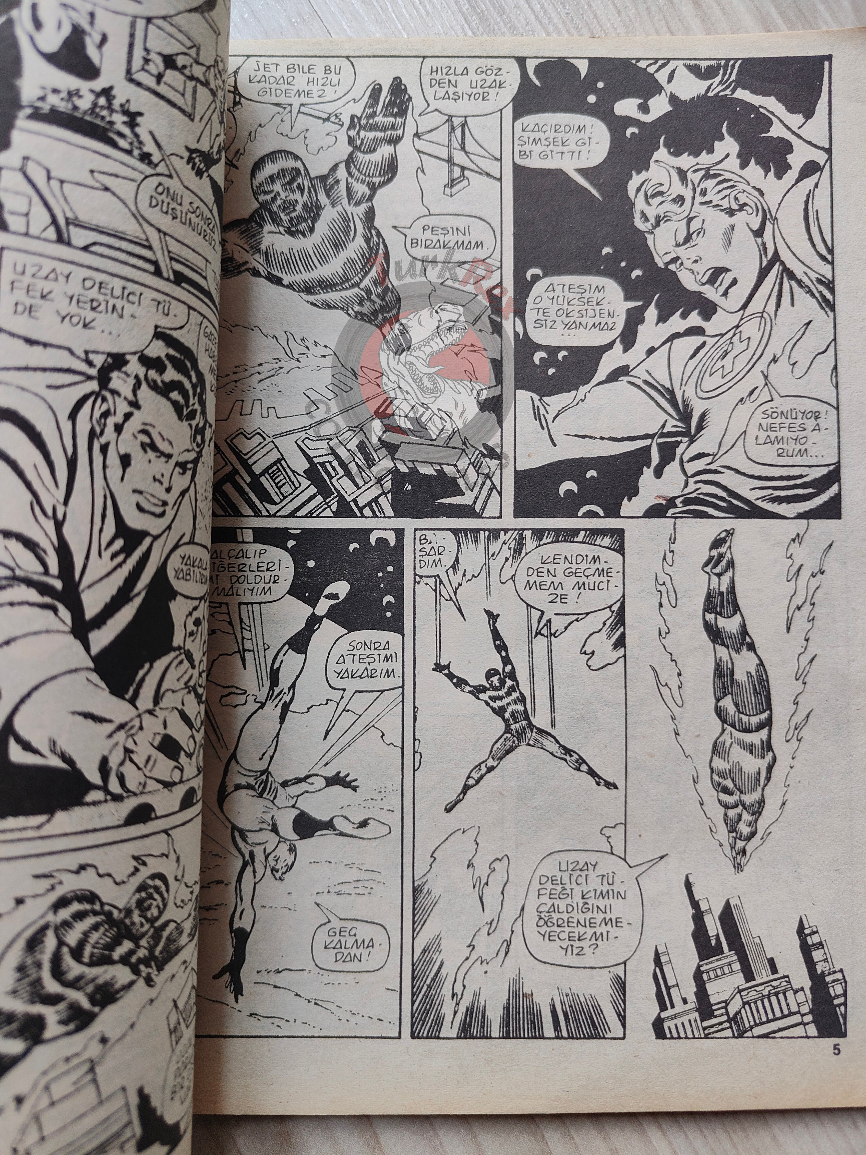 Silver Surfer #4 1987 Turkish Comic Turkey #5 #6 Fantasy Masterpieces #5