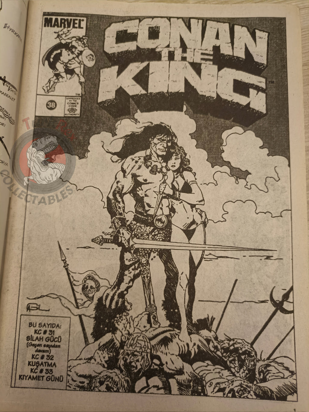 Kral Conan #38 King Conan #32 #33 Turkish Comic Turkey Ken Kelly