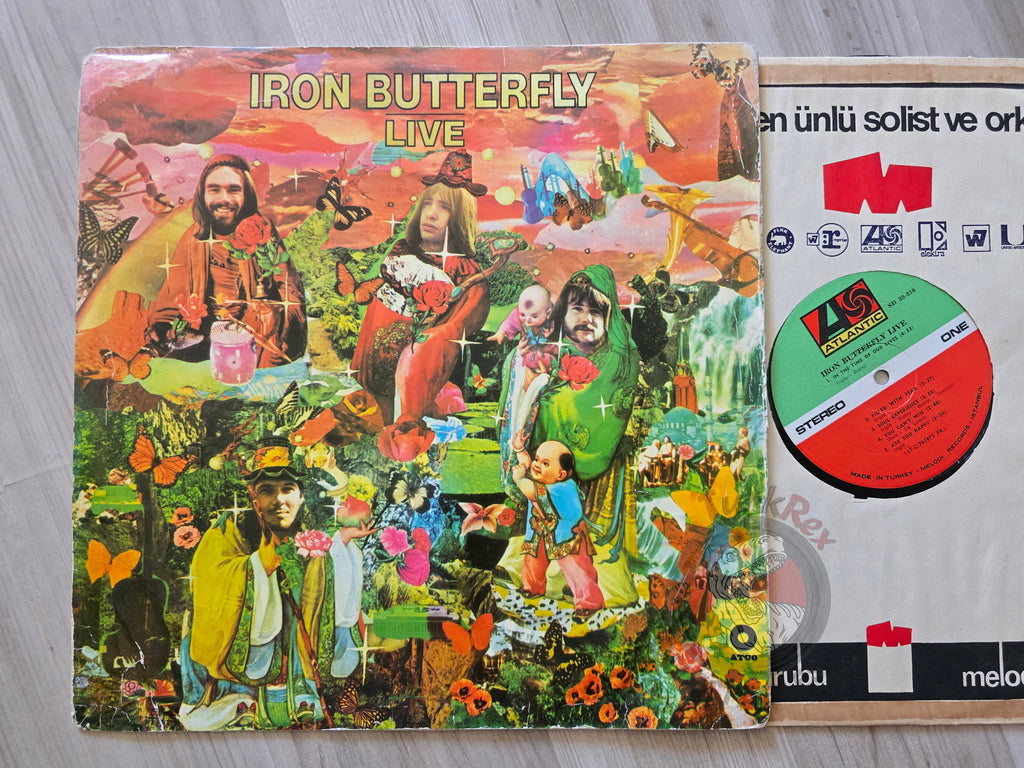 Iron Butterfly – Live Turkish Pressing Vinyl Turkey Edition