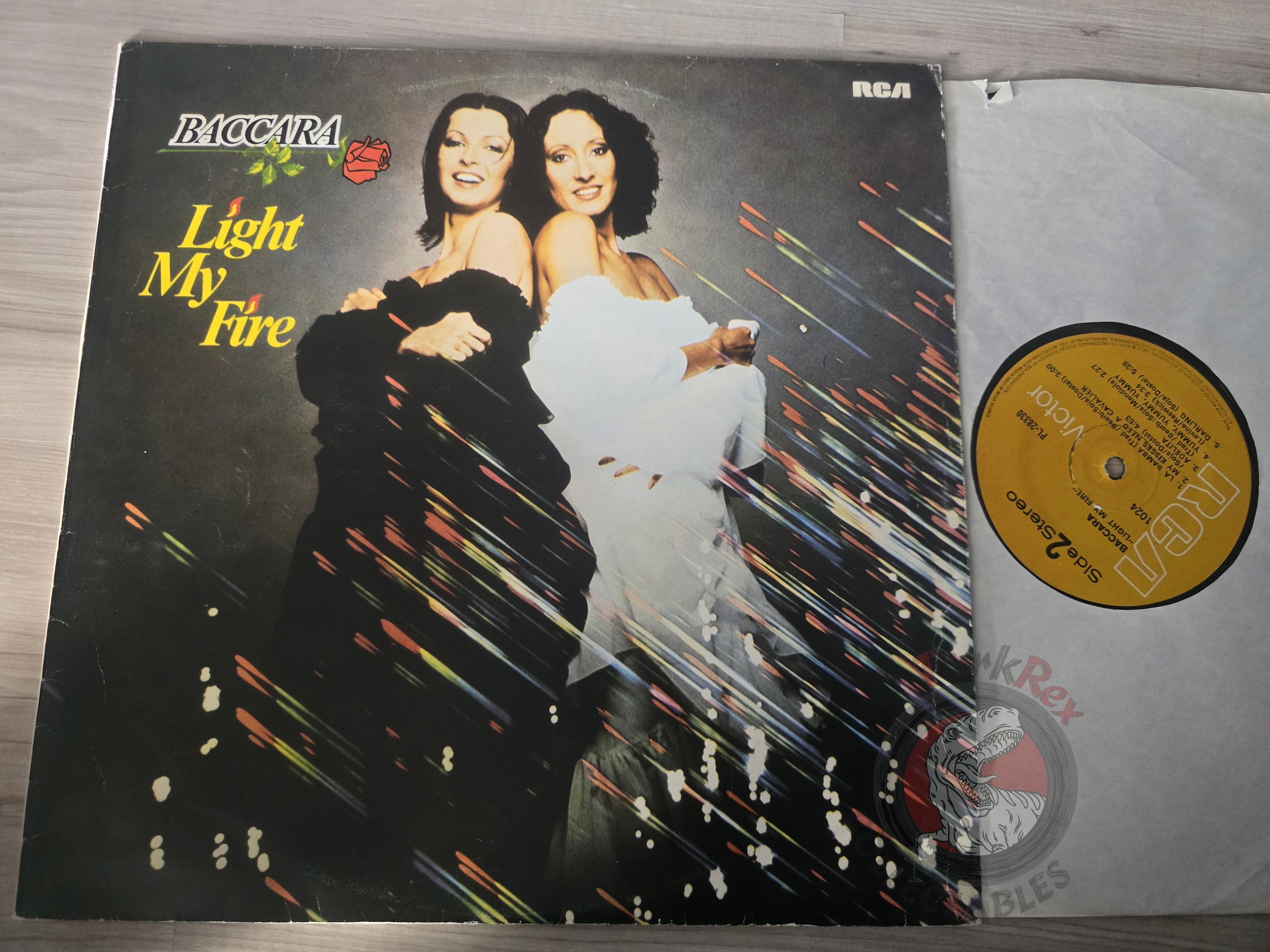 Baccara – Light My Fire Turkish Pressing Vinyl Turkey Edition