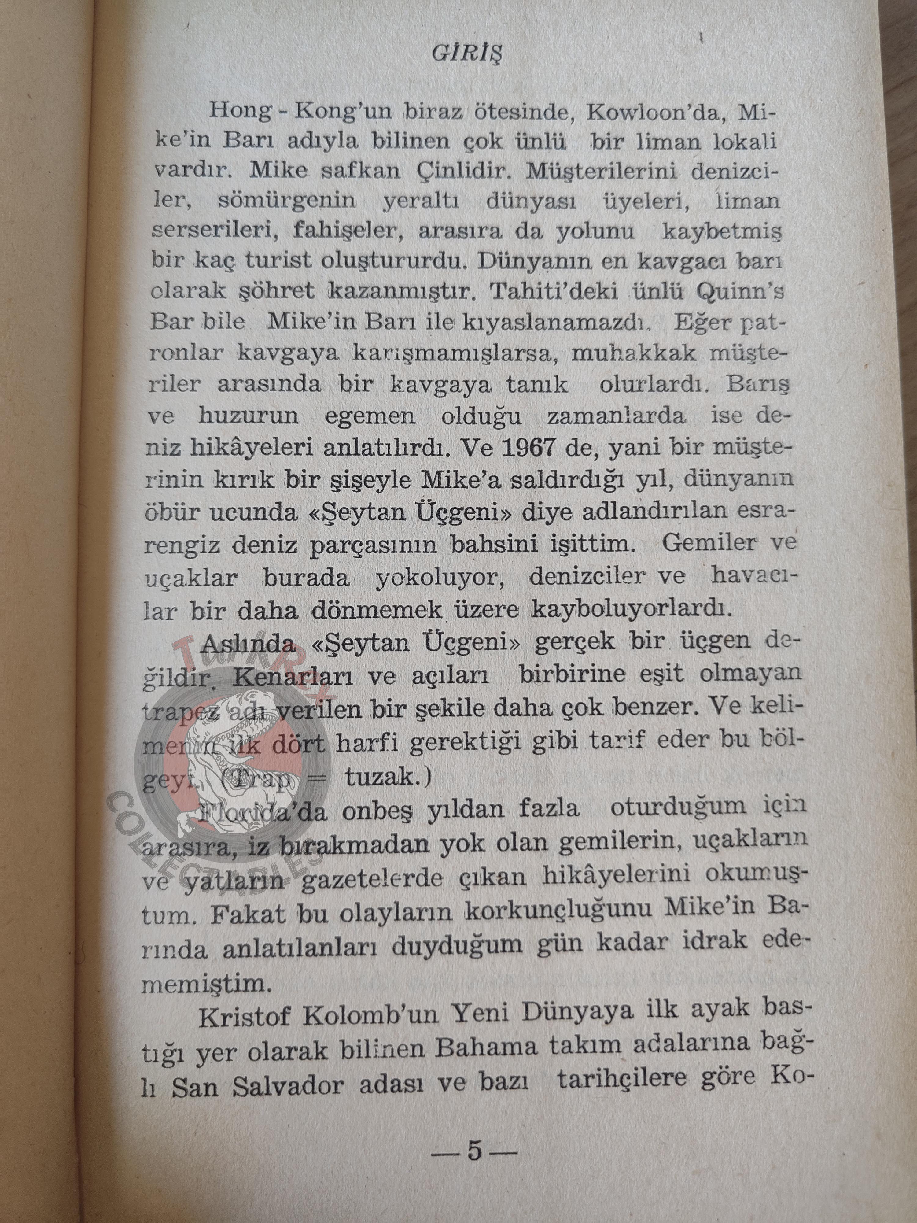 Richard Winer – The Devil's Triangle: Bermuda 1975 Turkish Book Turkey