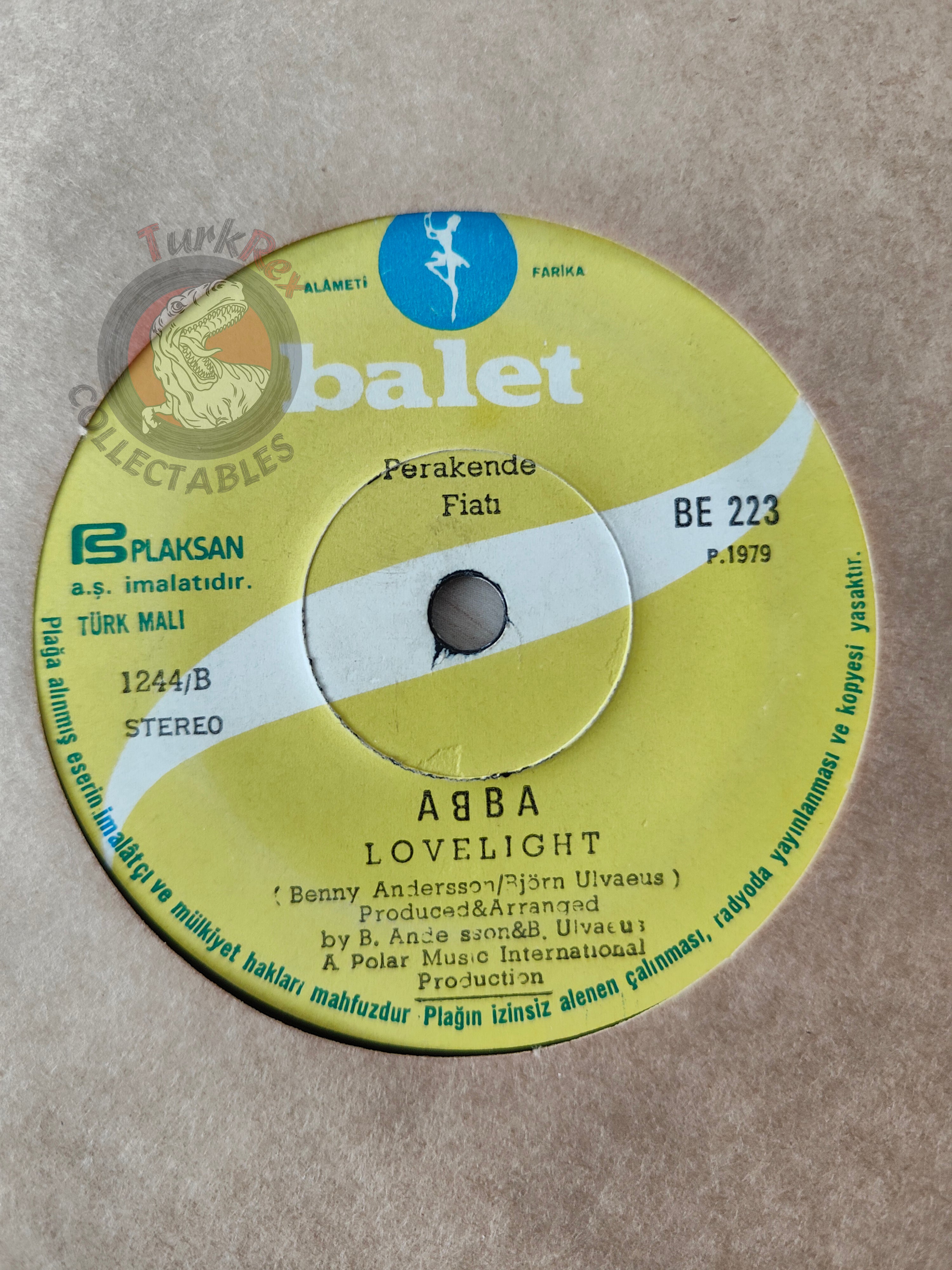 ABBA – Chiquitita 7" Turkish Pressing Vinyl Turkey Edition 3