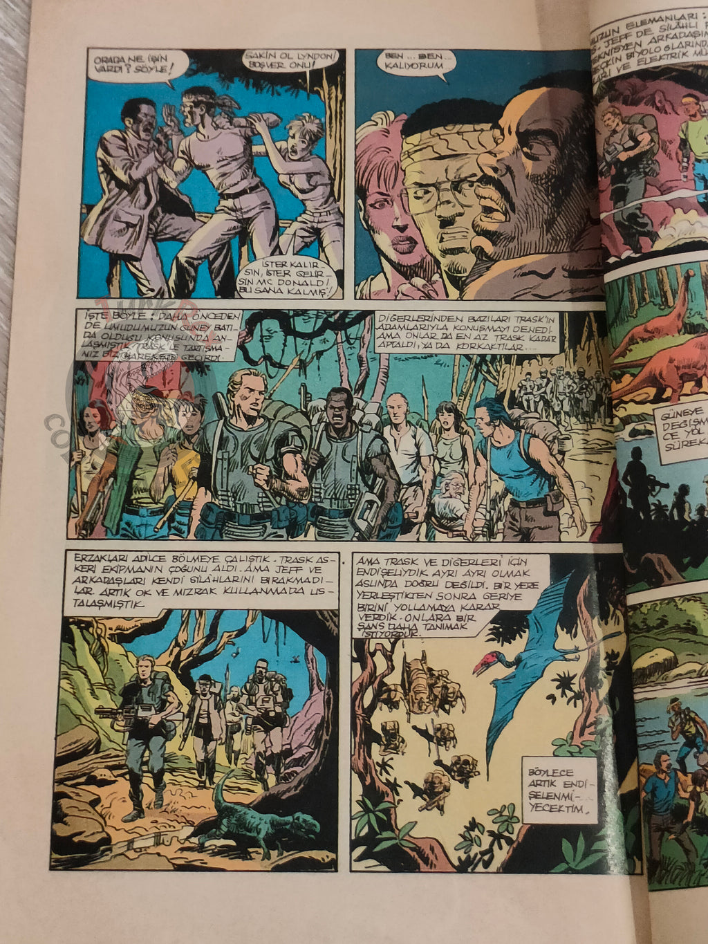 Dreadlands #6 1990s Turkish Edition Comic Turkey Newspaper Giveaway