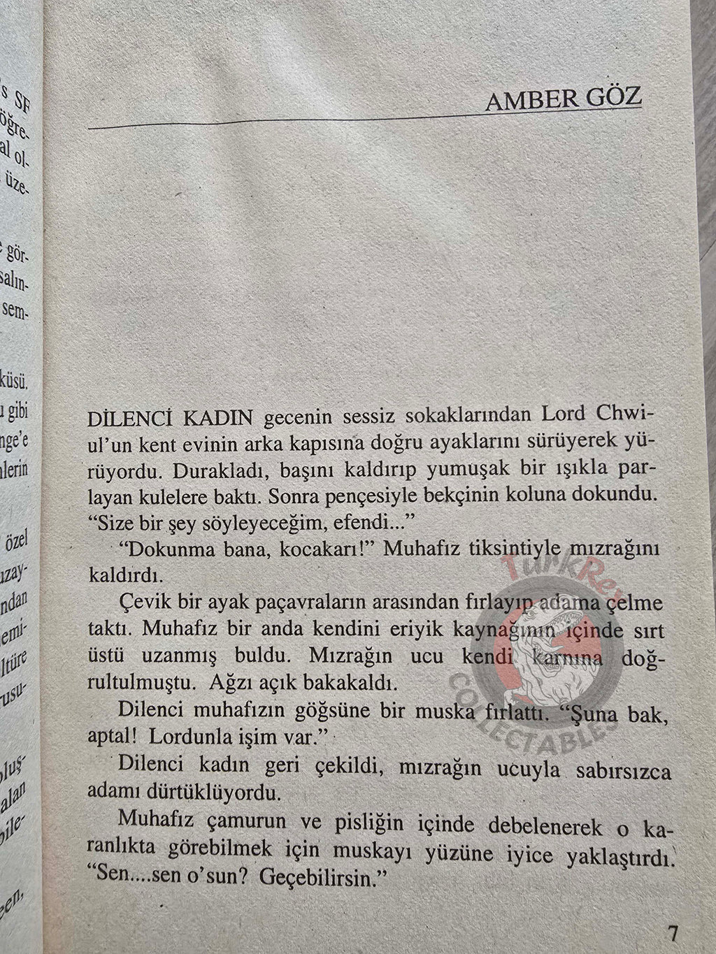 Joan D. Vinge – Eyes of Amber 1999 1st Turkish Book Turkey