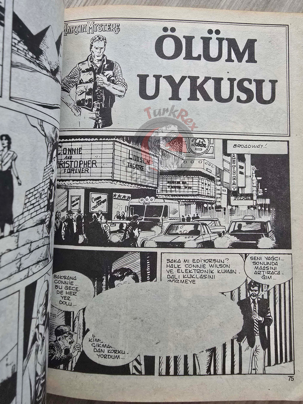 Martin Mystère #37 Sonno Mortale 80s Turkish Comic Turkey #88 #91