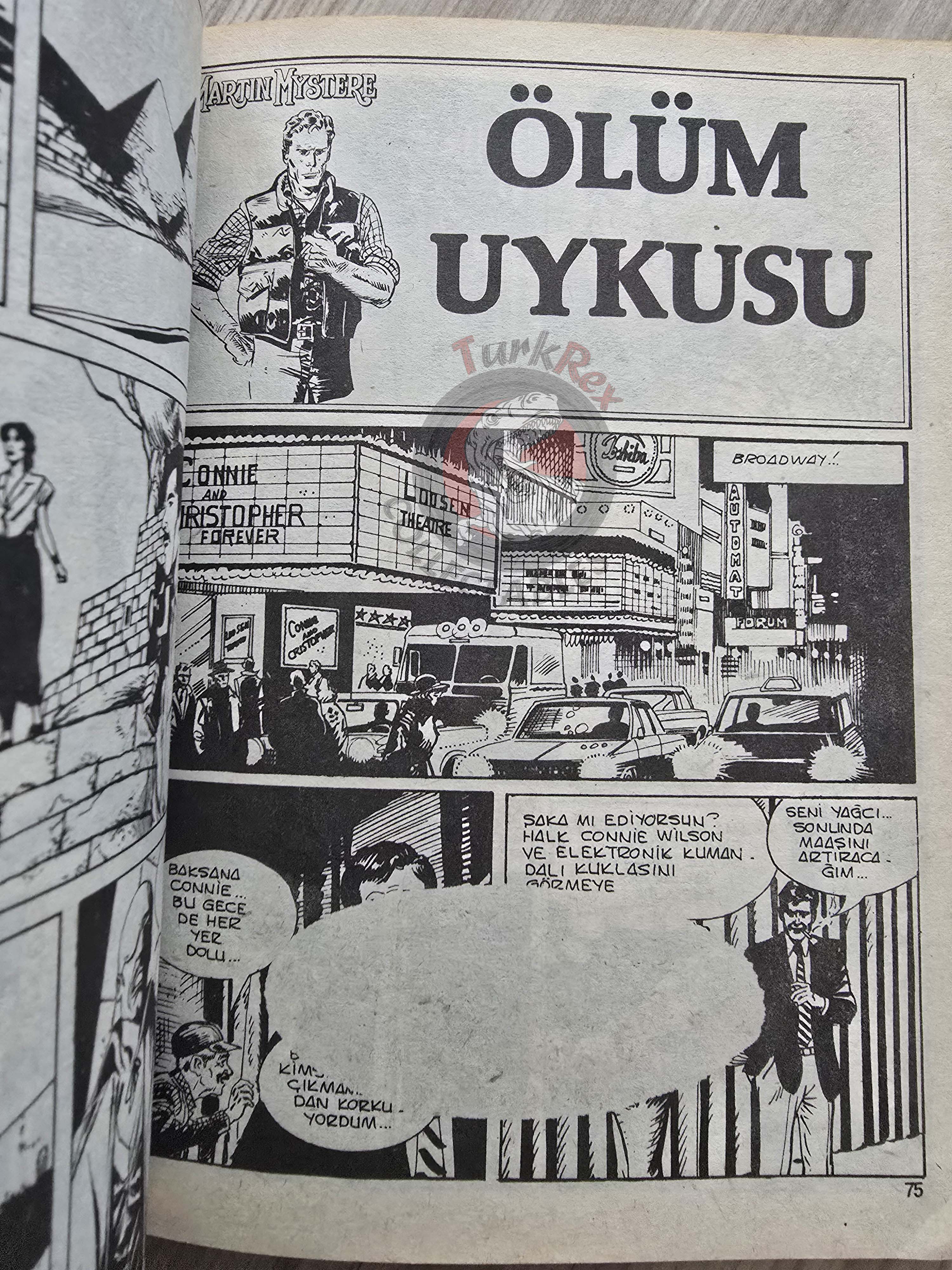 Martin Mystère #37 Sonno Mortale 80s Turkish Comic Turkey #88 #91
