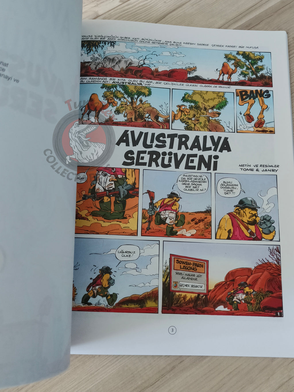 Spirou & Fantasio #1 Aventure en Australie 1994 Turkish Comic Turkey