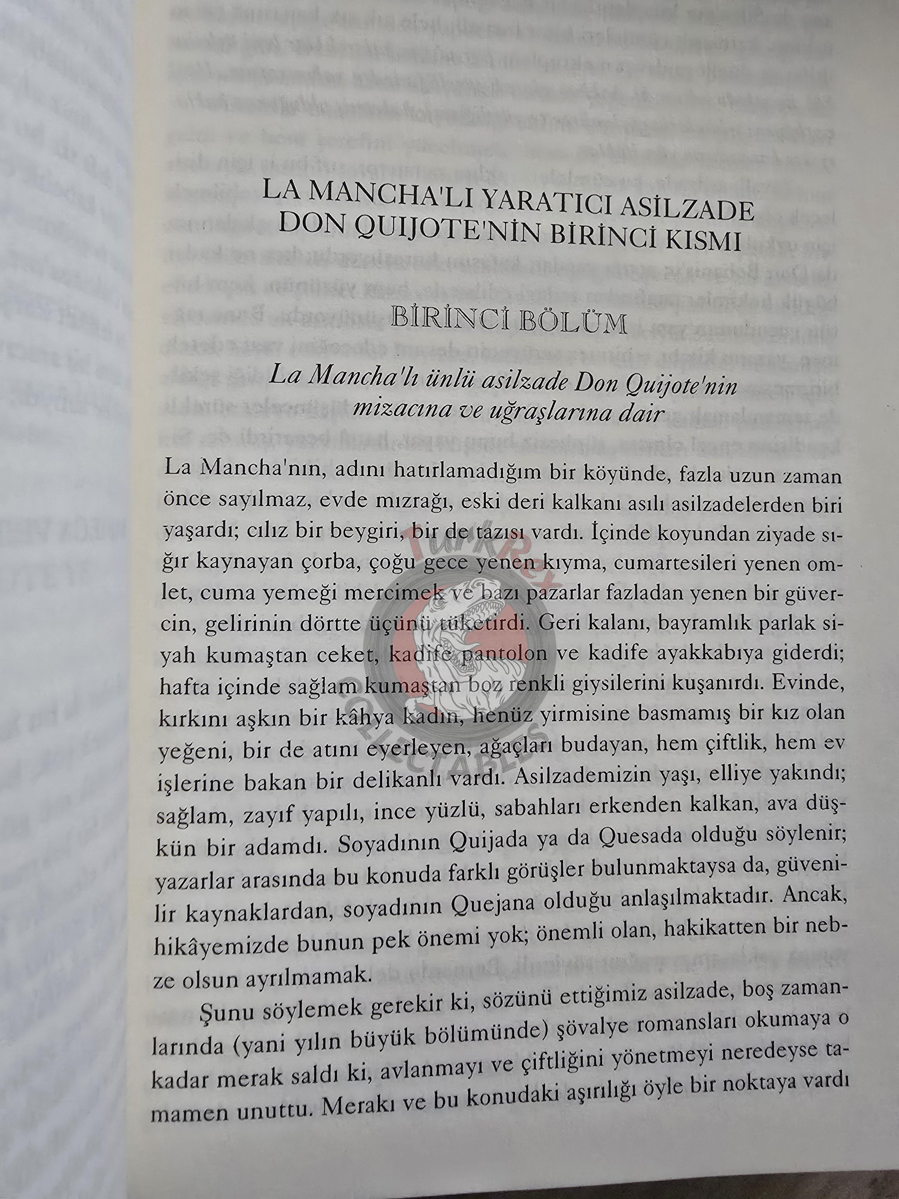 Miguel de Cervantes Saavedra – Don Quijote 2008 Turkish Book Turkey HC Case