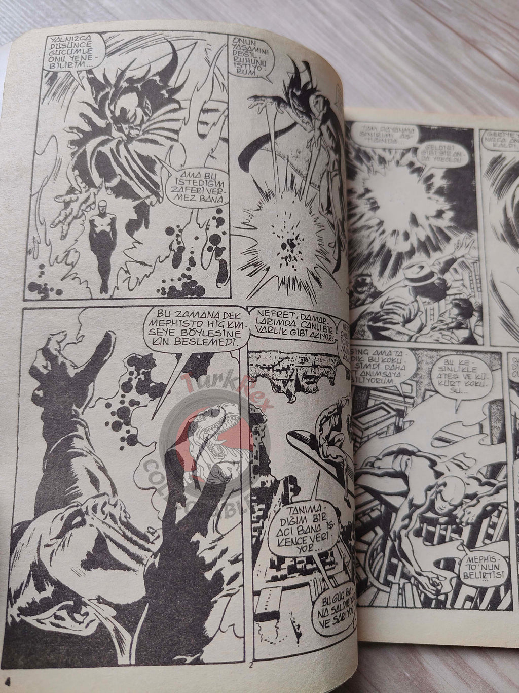 Silver Surfer #6 1987 Turkish Comic Turkey #8 #9 #10 Fantasy Masterpieces #9
