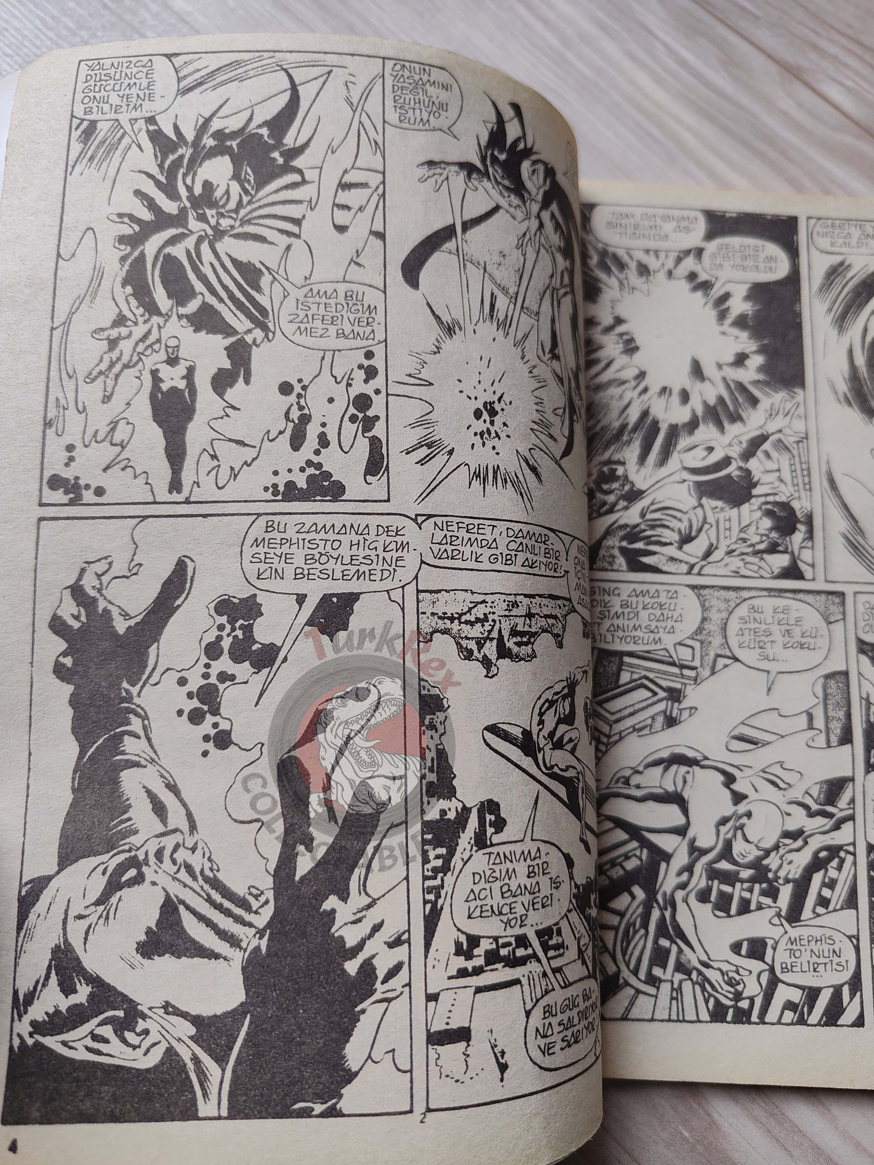 Silver Surfer #6 1987 Turkish Comic Turkey #8 #9 #10 Fantasy Masterpieces #9