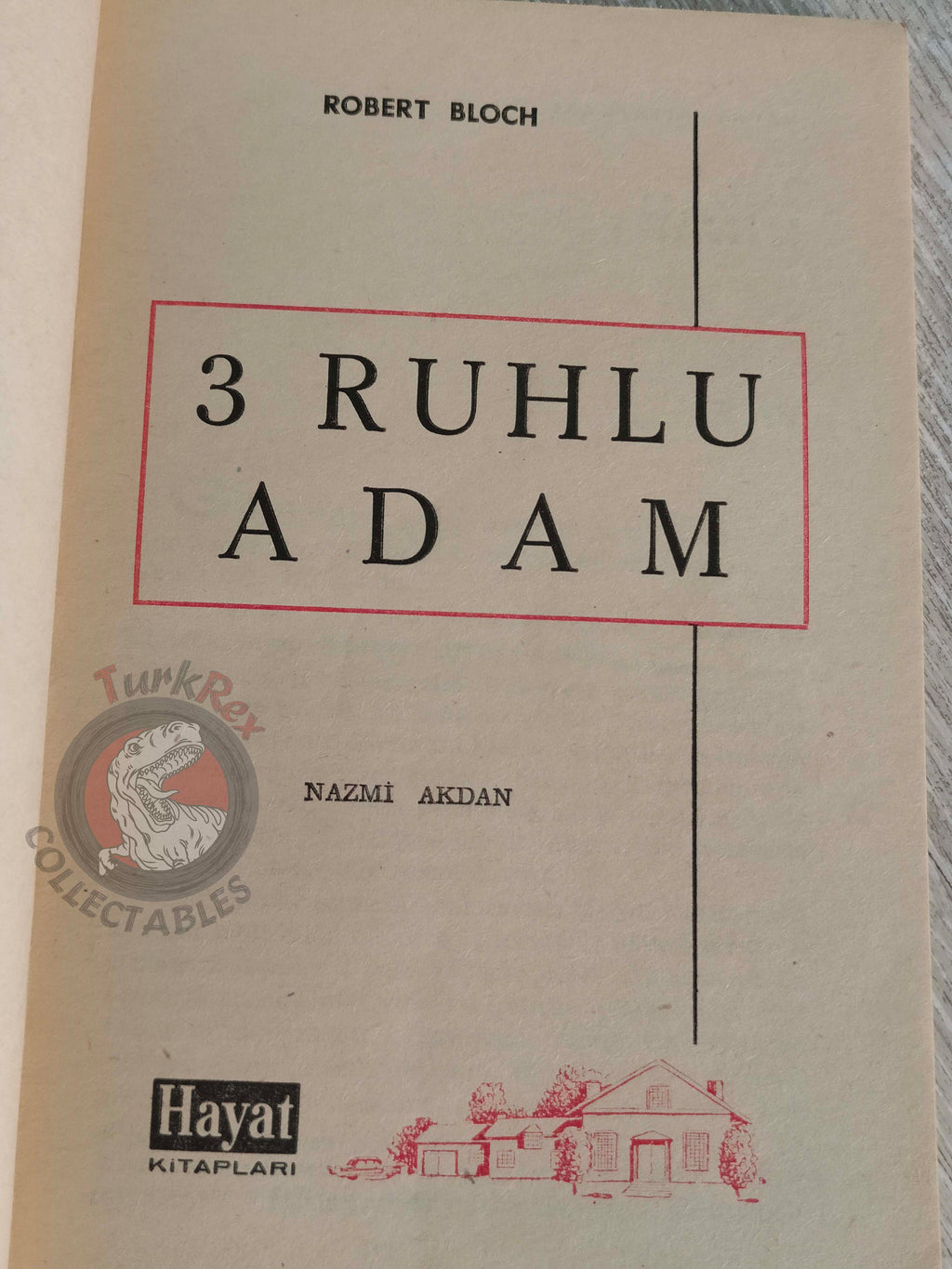 Robert Bloch – Psycho 1962 1st Turkish Book Turkey Alfred Hitchcock