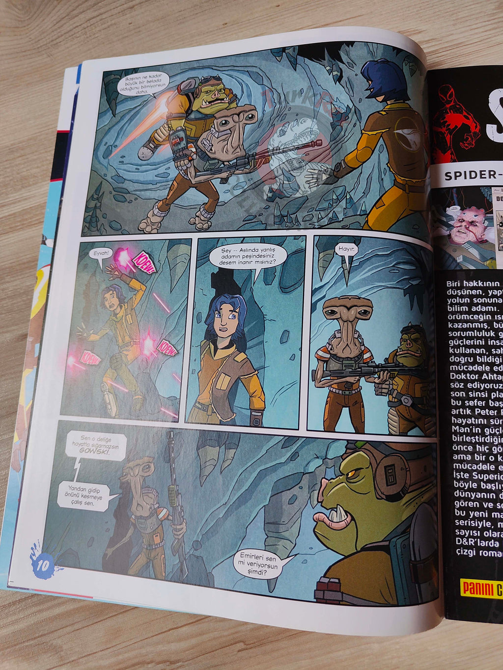 Star Wars Rebels Magazine #13 2015 Turkish Comic Mag Turkey with mask