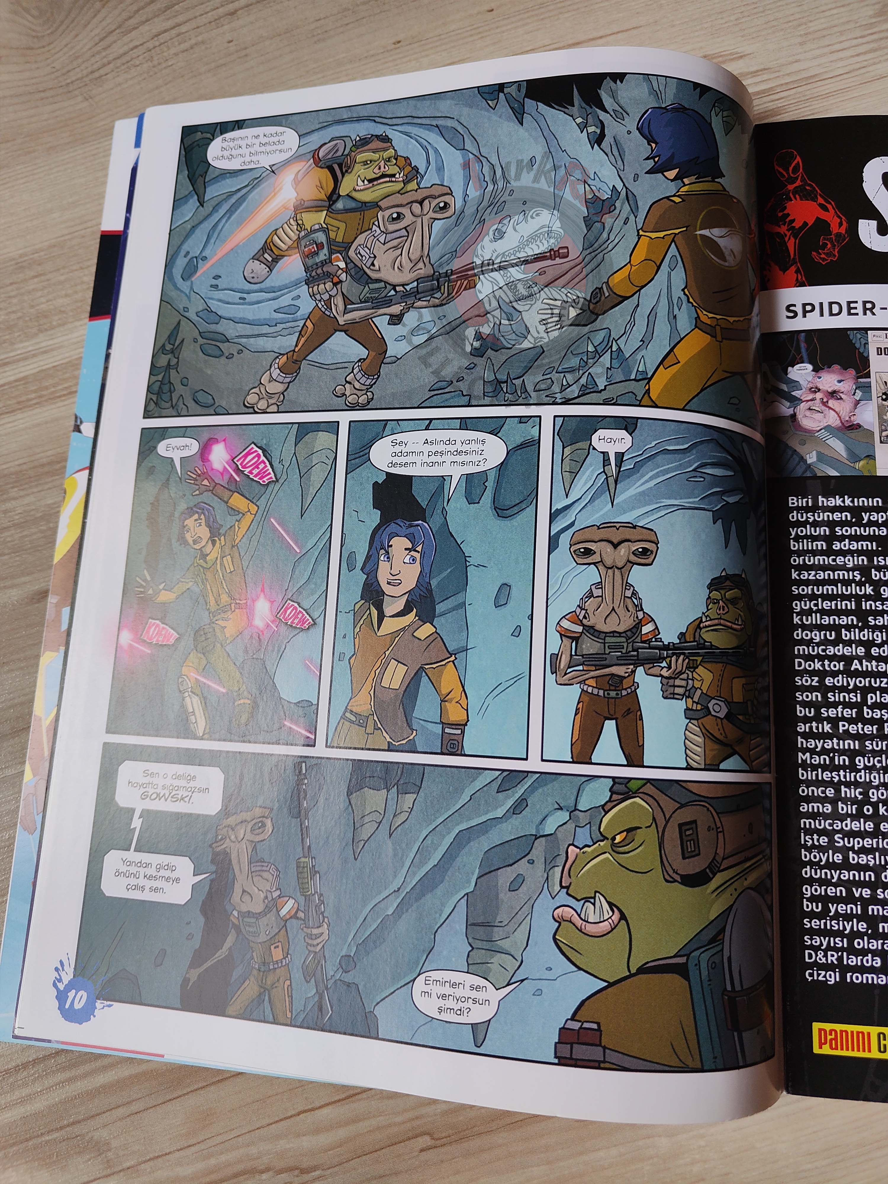 Star Wars Rebels Magazine #13 2015 Turkish Comic Mag Turkey with mask