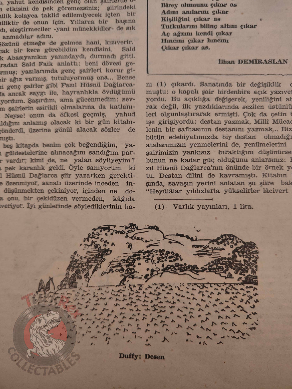 Varlık 1957 Pablo Picasso Turkish Literary Mag Turkey Fernand Léger Auguste Rodin