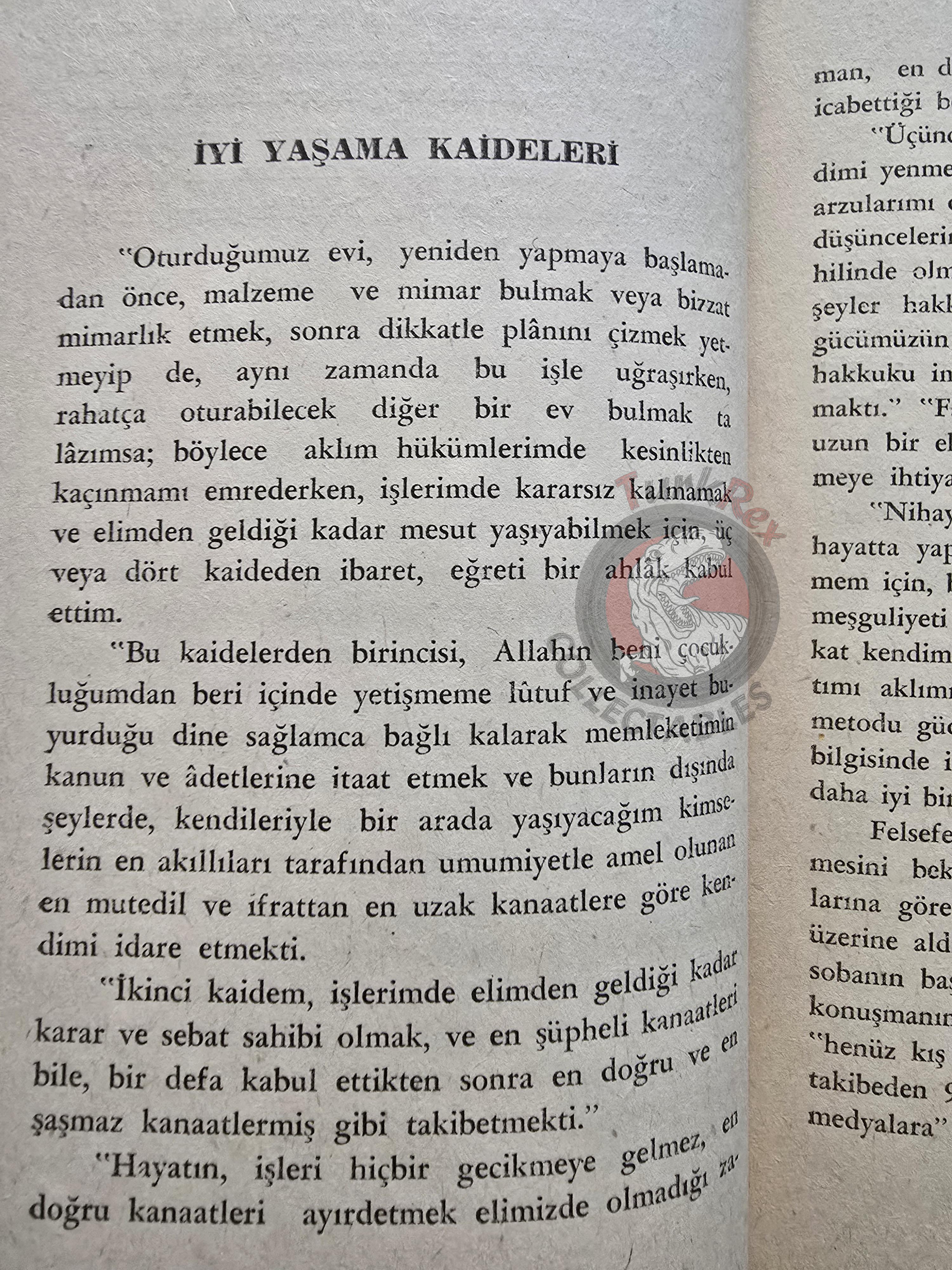 René Descartes – Meditations on First Philosophy 1962 Turkish Book Turkey