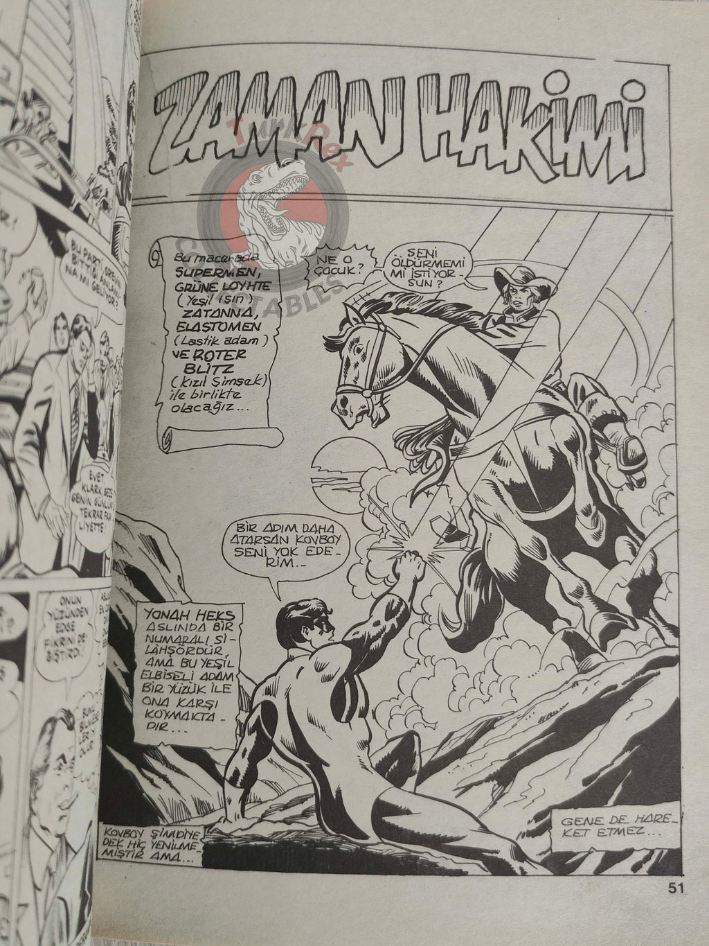 Superman Album #1 Turkish Comic Turkey Justice League of America #198 #199 Flash