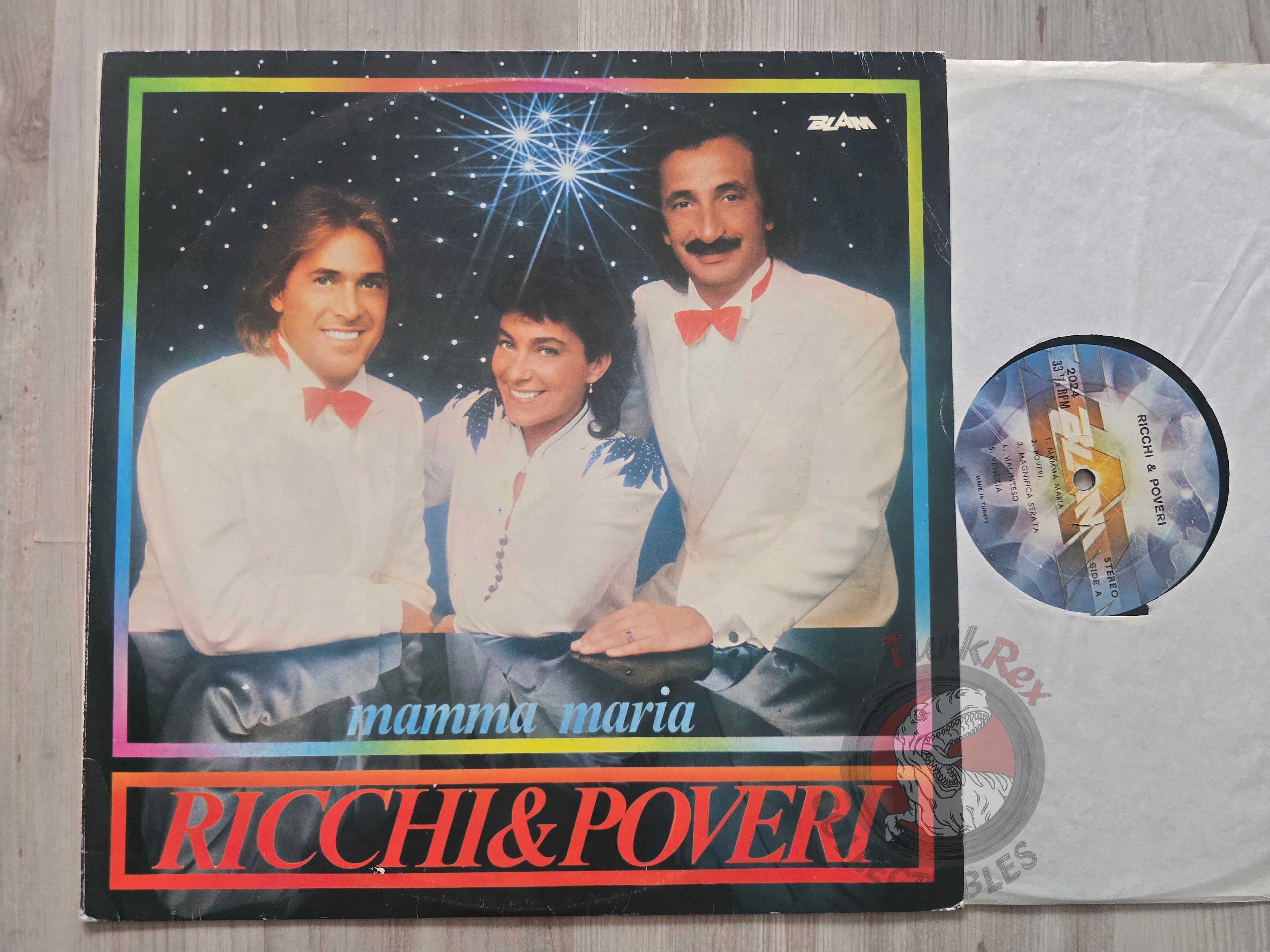 Ricchi E Poveri – Mamma Maria Turkish Pressing Vinyl Turkey Edition