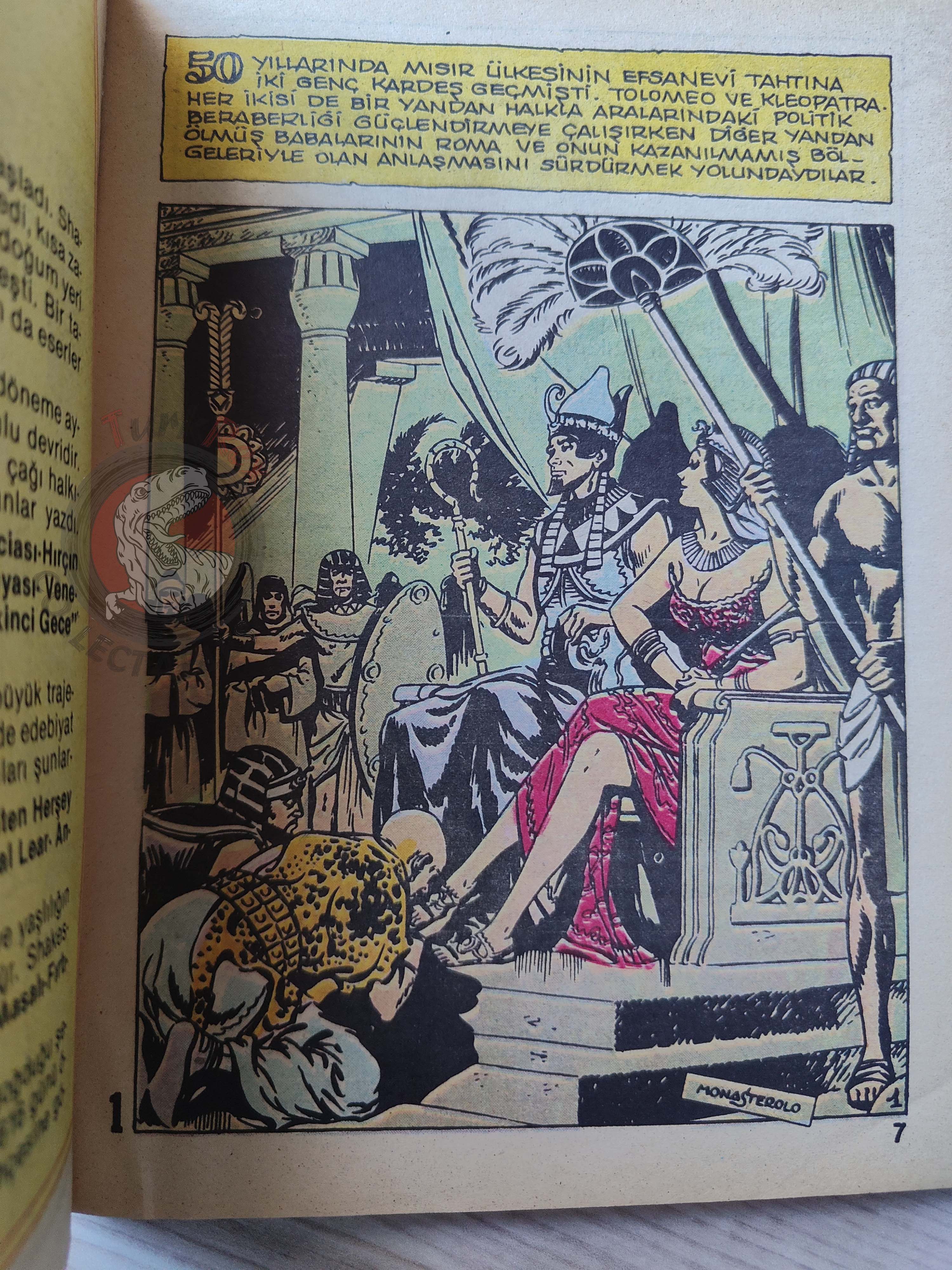 Cleopatra  – William Shakespeare Turkish Comic Turkey Classics Illustrated