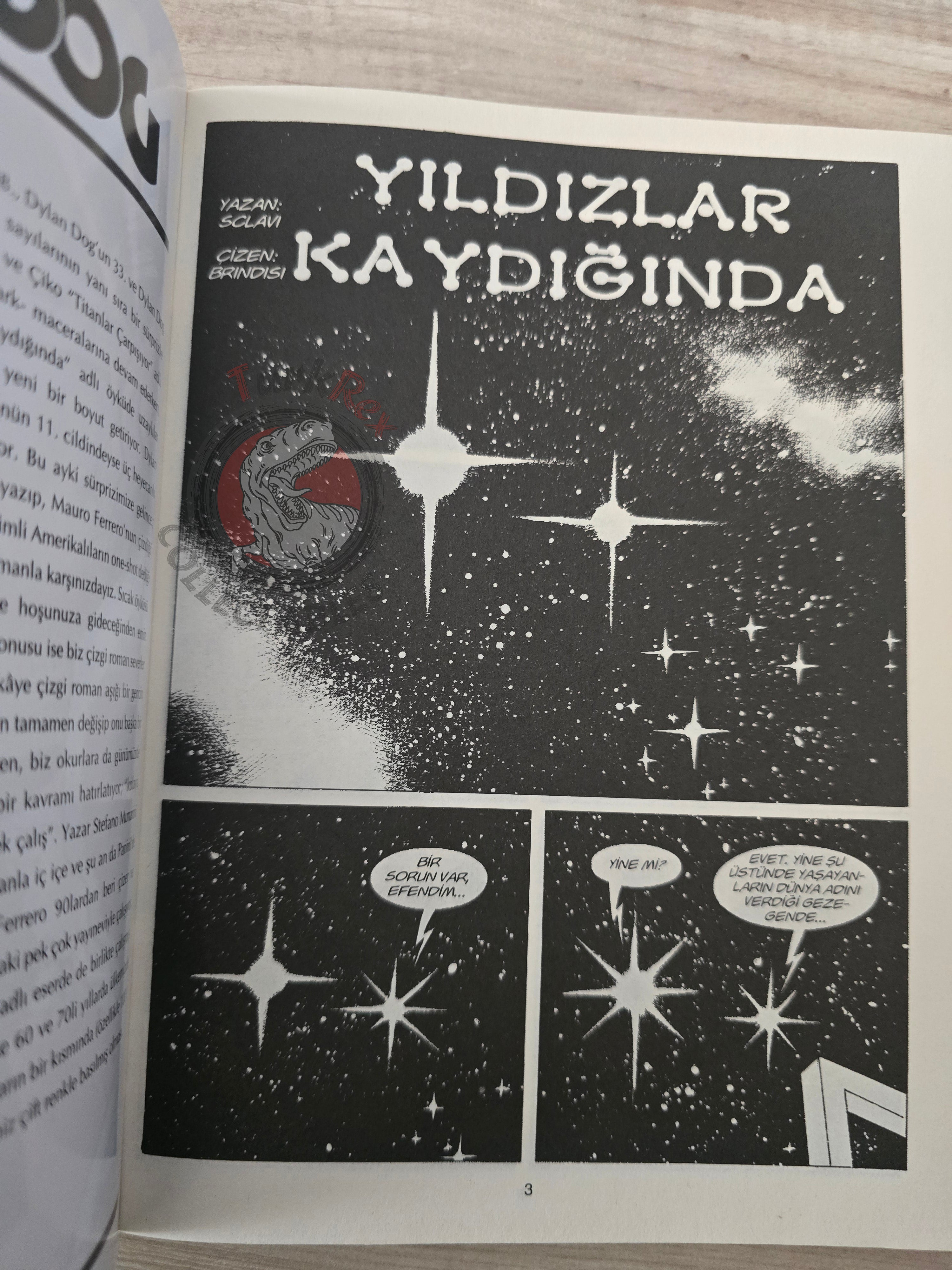 Dylan Dog #33 2017 Turkish Comic Turkey #131 Quando cadono le stelle