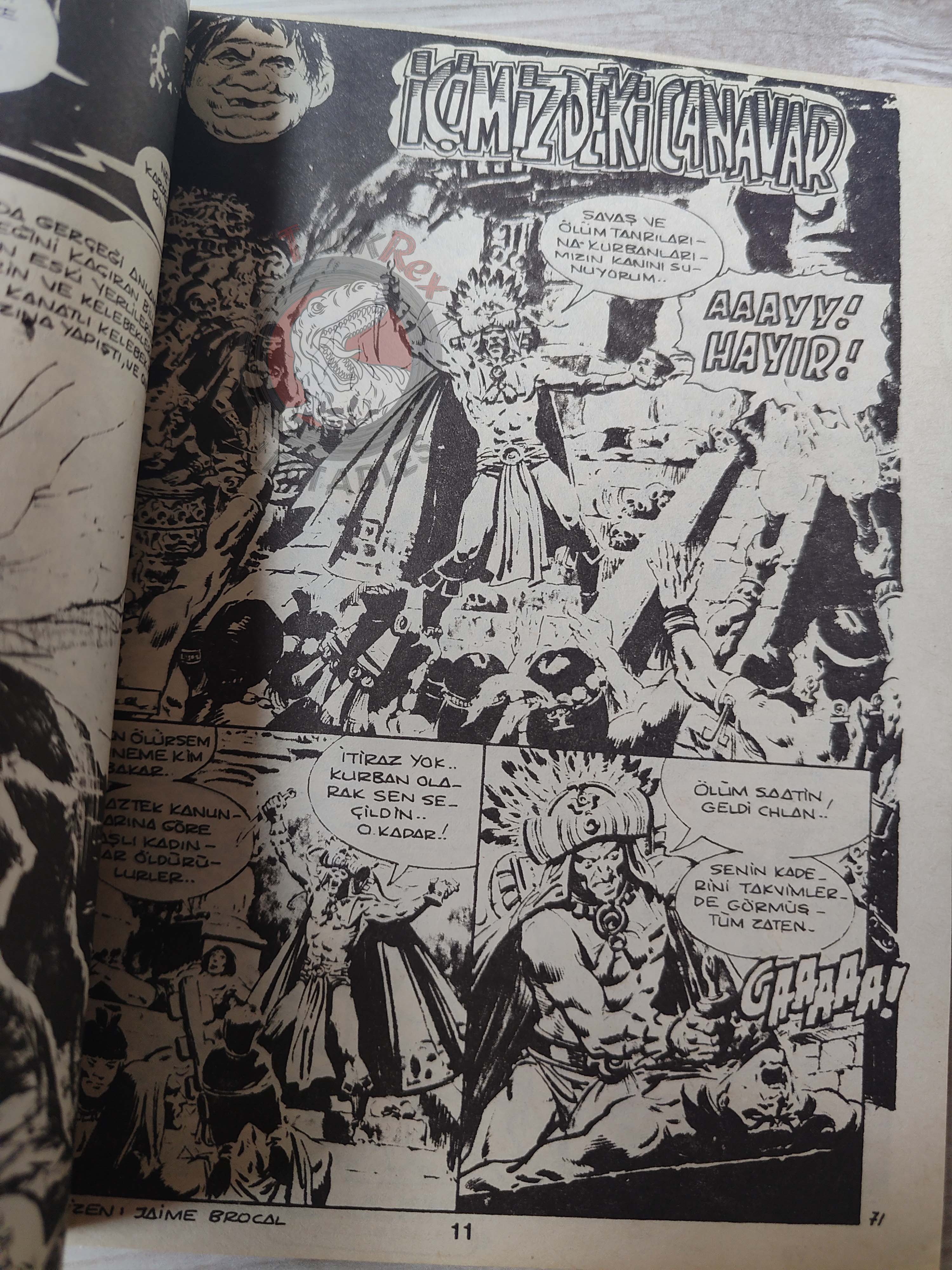 Süper Korku #17 late 80s Turkish Comic Turkey Creepy Eerie Dungeons & Dragons Vampirella