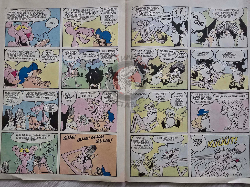The Pink Panther 70s Turkish Comic Turkey Milliyet Çocuk