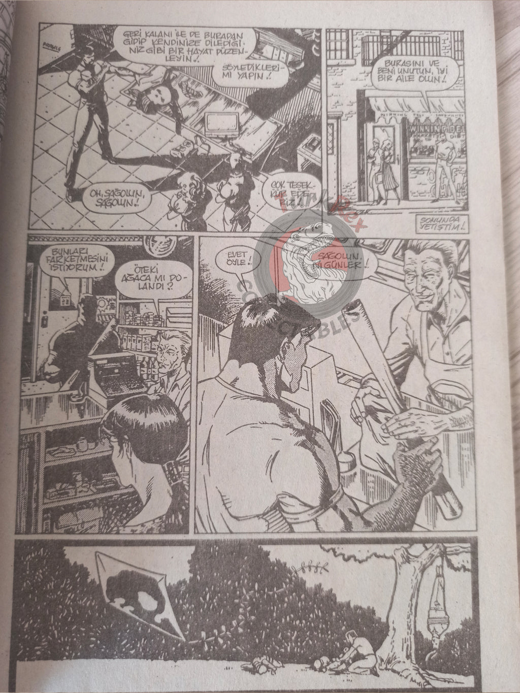The Punisher #16 1992 Turkish Comic Turkey War Journal #1 Magazine #15