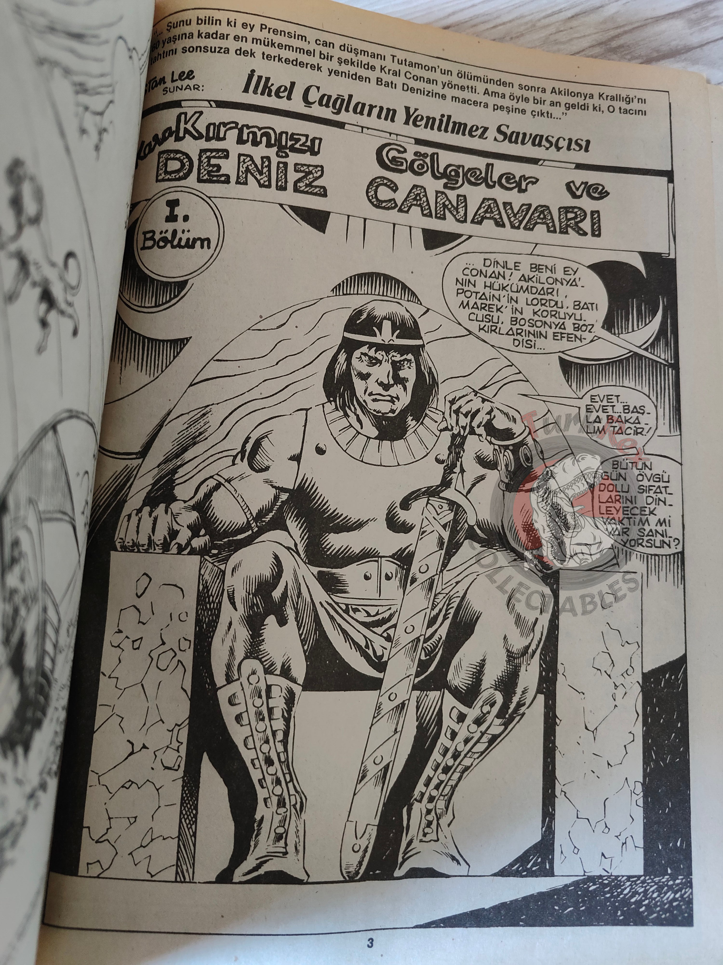 Conan of the Isles 1989 Marvel Grafik #2 Turkish Comic Turkey