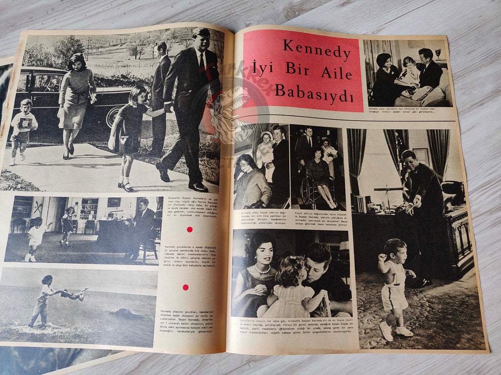 Hayat 1963 John F. Kennedy Assassination Turkish Mag Turkey Jacqueline Kennedy