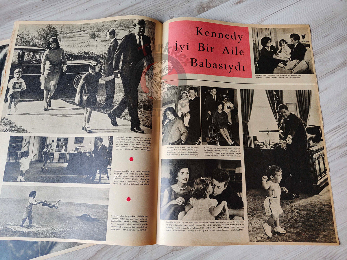 Hayat 1963 John F. Kennedy Assassination Turkish Mag Turkey Jacqueline Kennedy