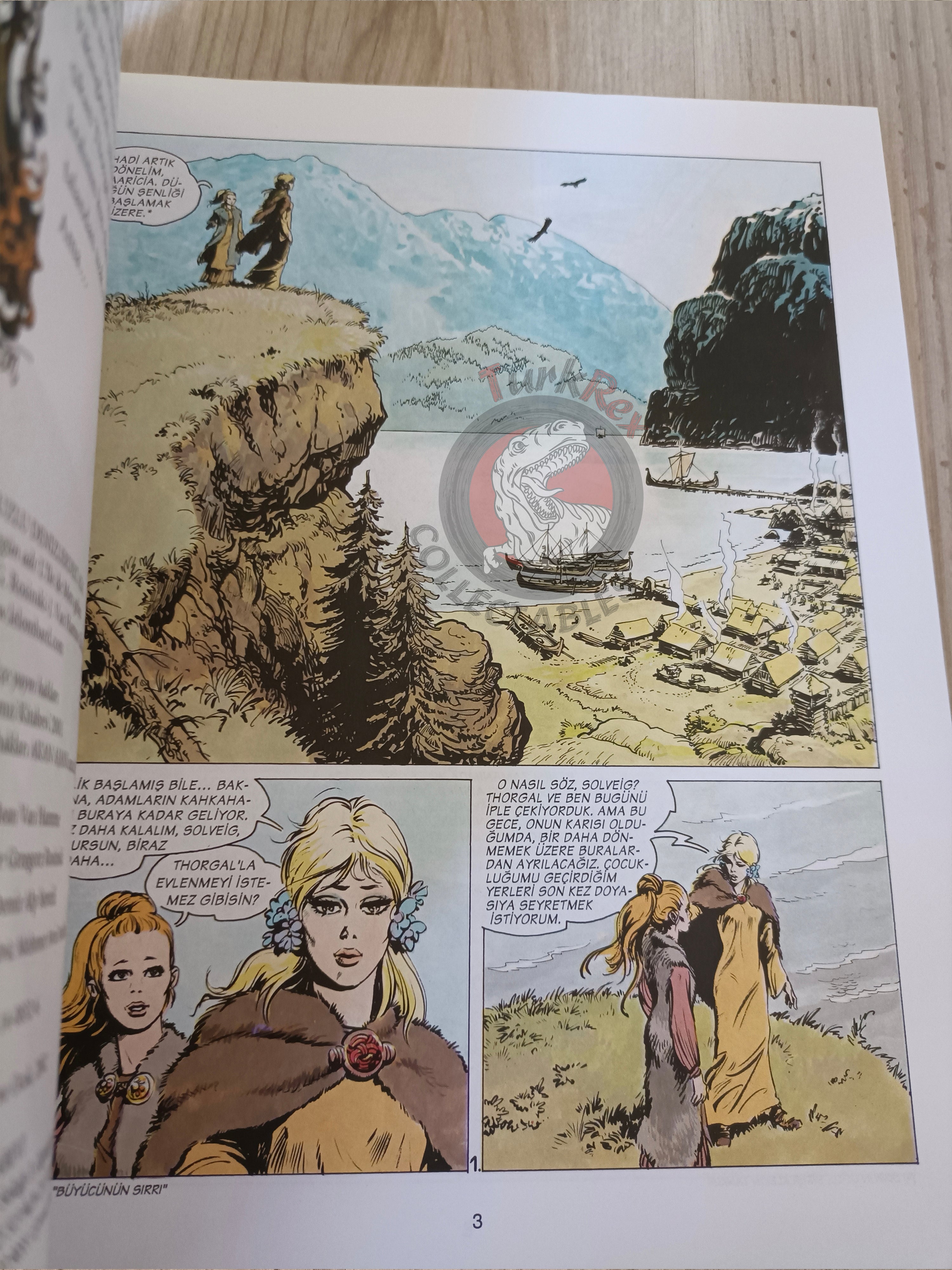 Thorgal #2  L'Île des Mers gelées 2002 Turkish Comic Turkey