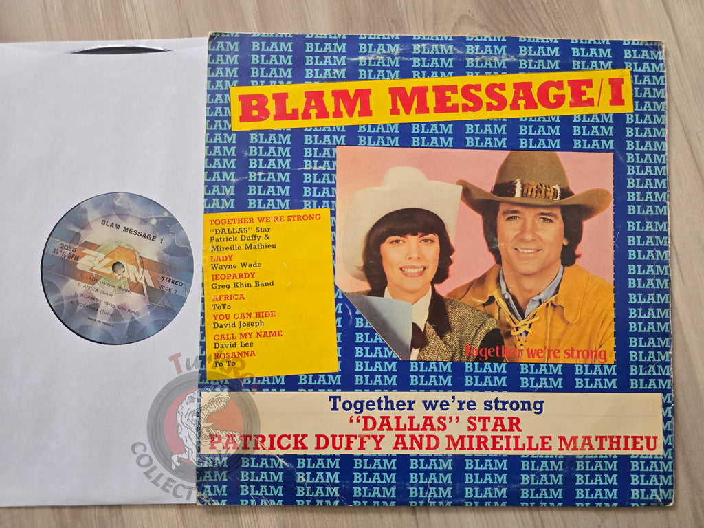 Various – Blam Message / I Turkish Pressing Vinyl Turkey Edition Dallas Patrick Duffy