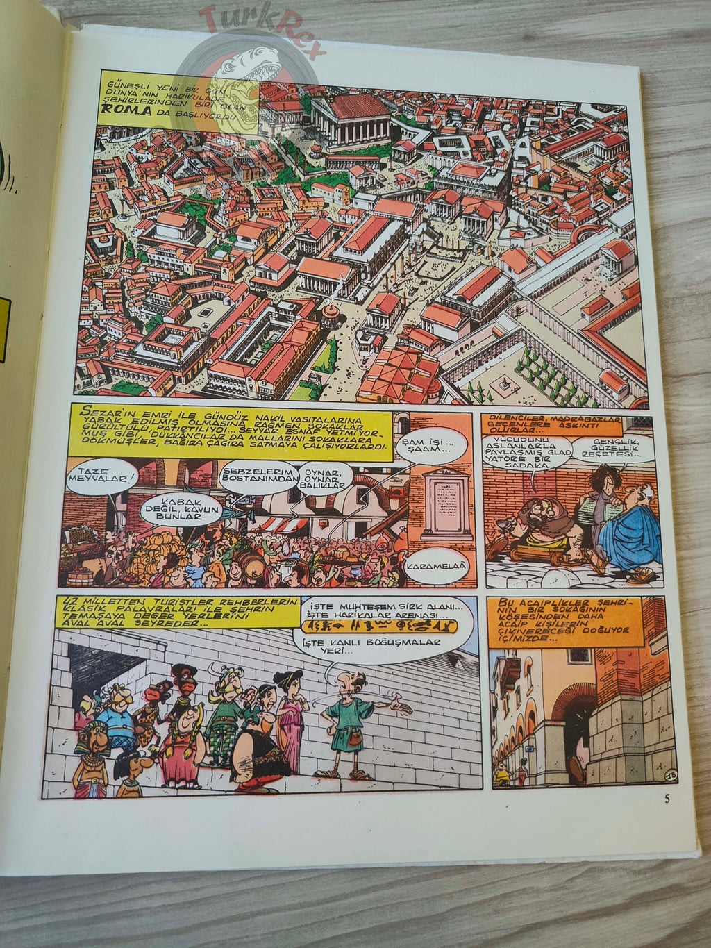 Asterix – Asterix and the Laurel Wreath 1977 Turkish Edition Comic Turkey