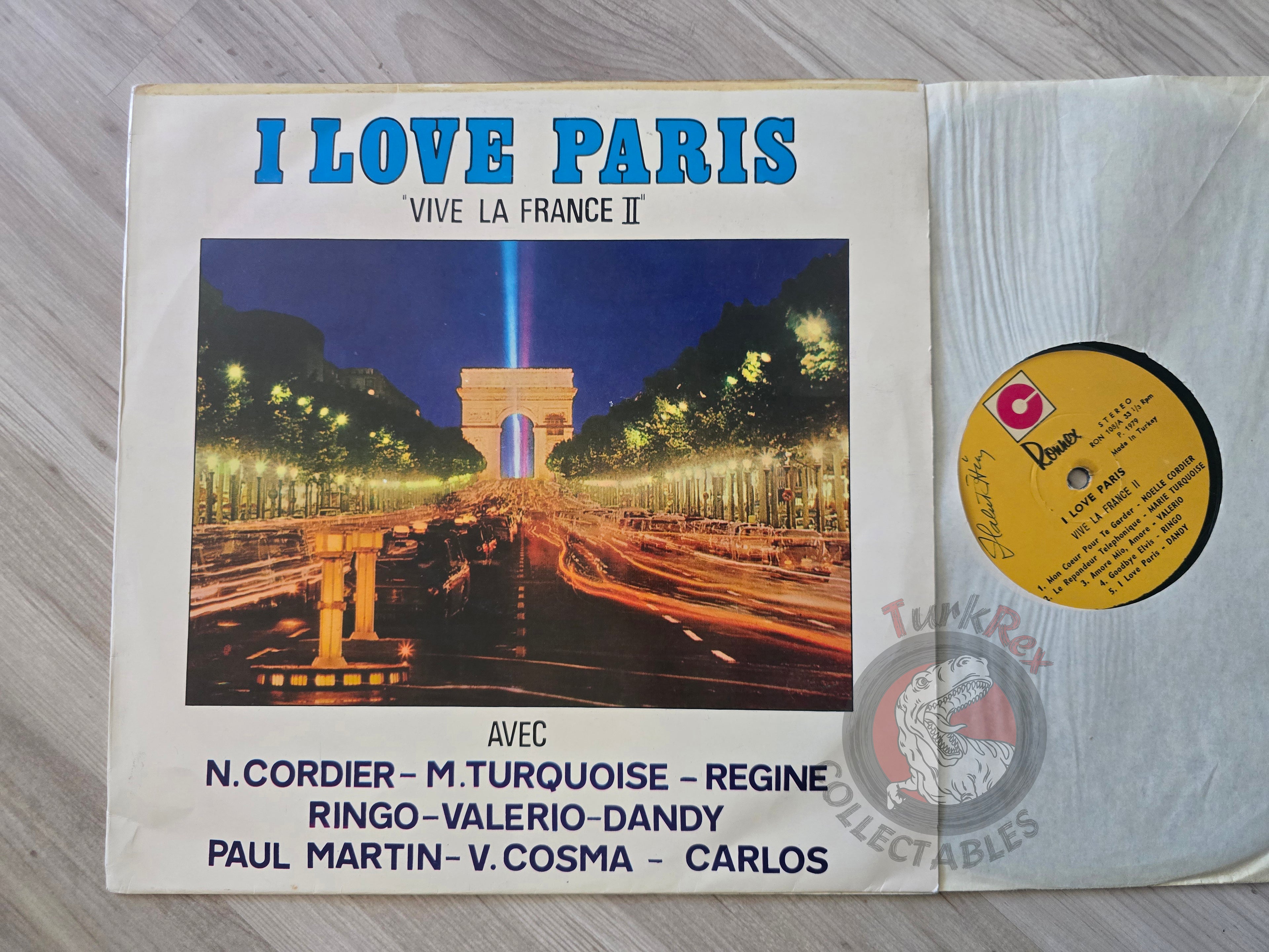 Various – Vive La France 2 Turkish Pressing Vinyl Turkey Edition