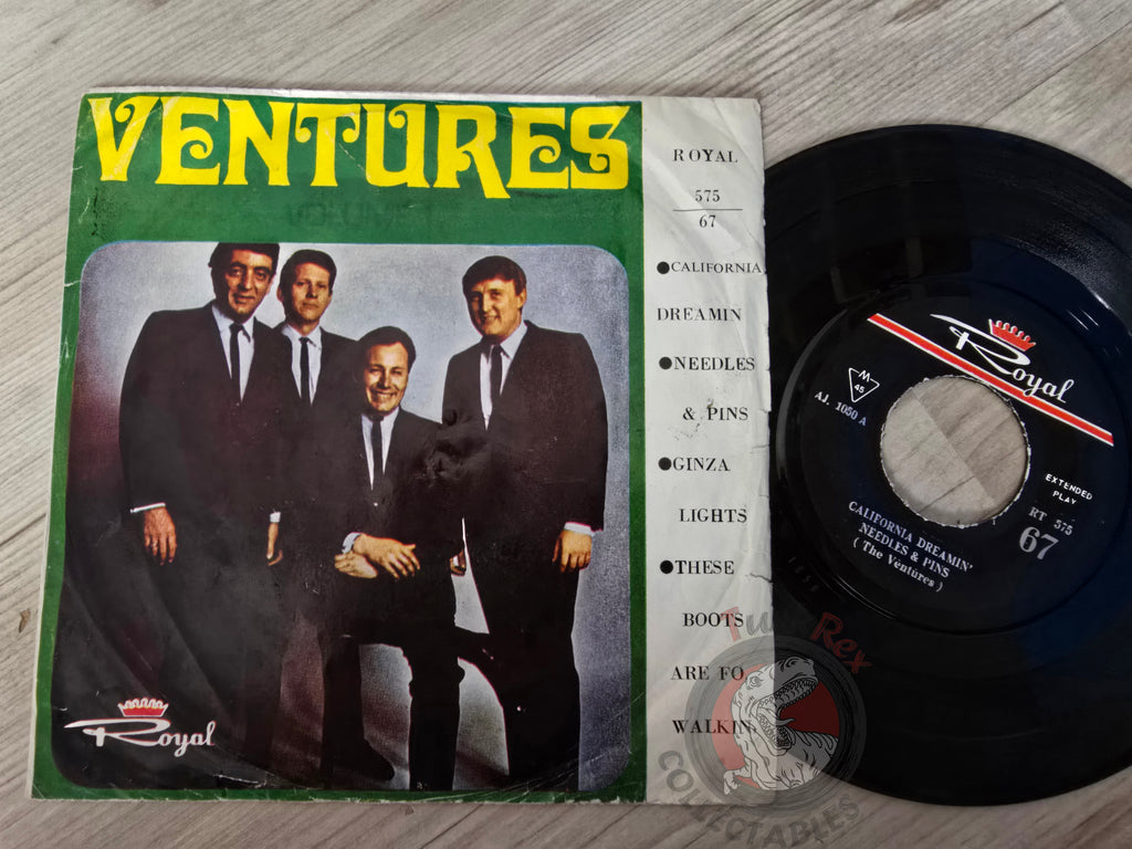 The Ventures – California Dreamin 7" Iran Pressing Vinyl Iranian Edition