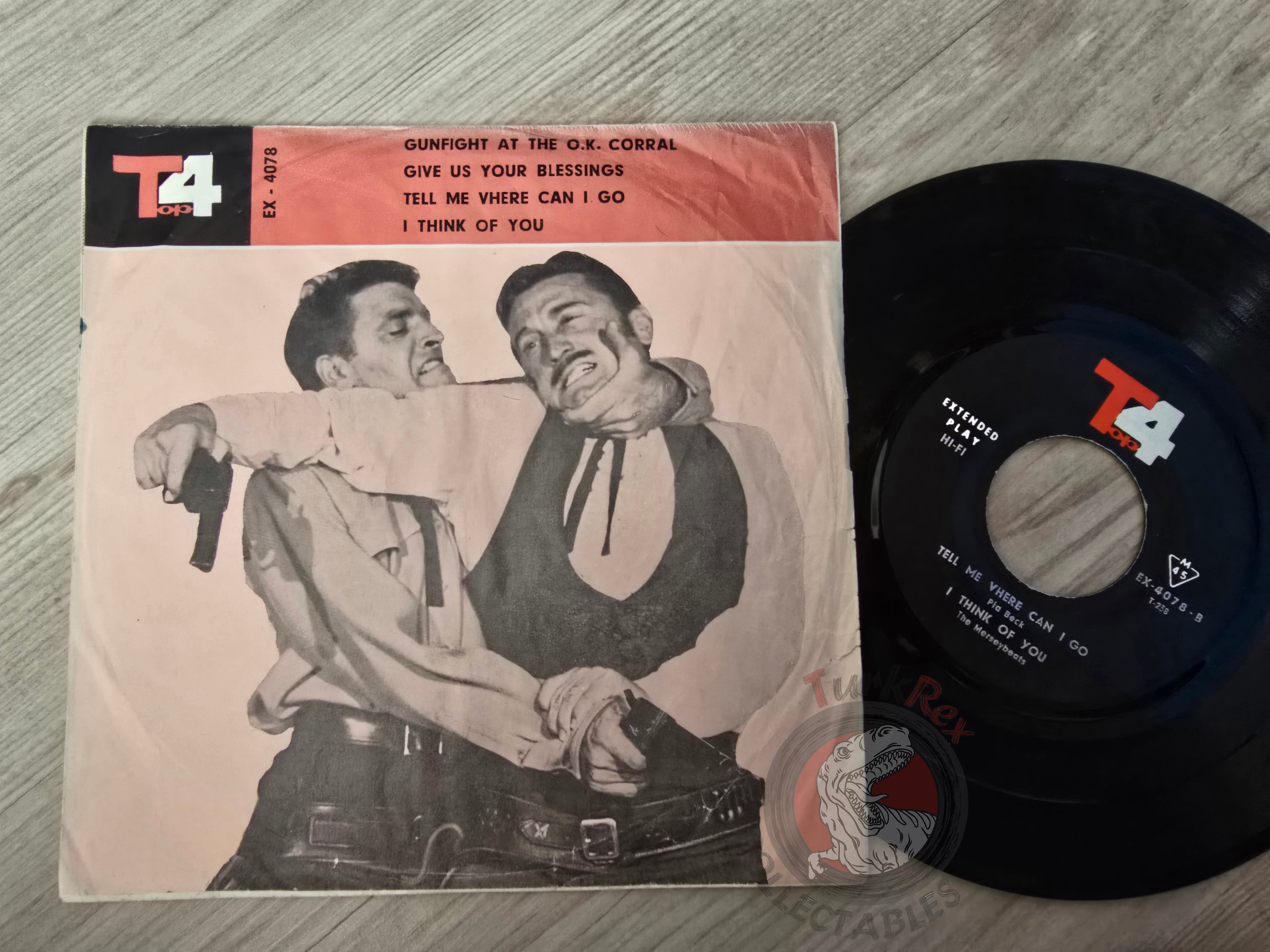 Frankie Laine / Jeff Barry / Pia Beck / The Merseybeats 7" Iran Pressing Vinyl Iranian Edition