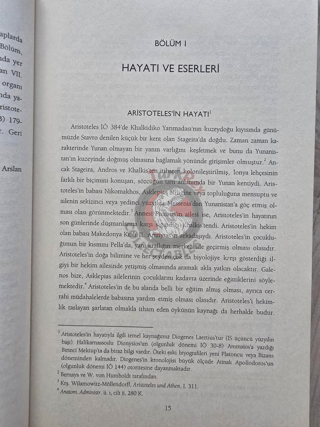 Aristotle – On Interpretation 2002 Turkish Book Turkey