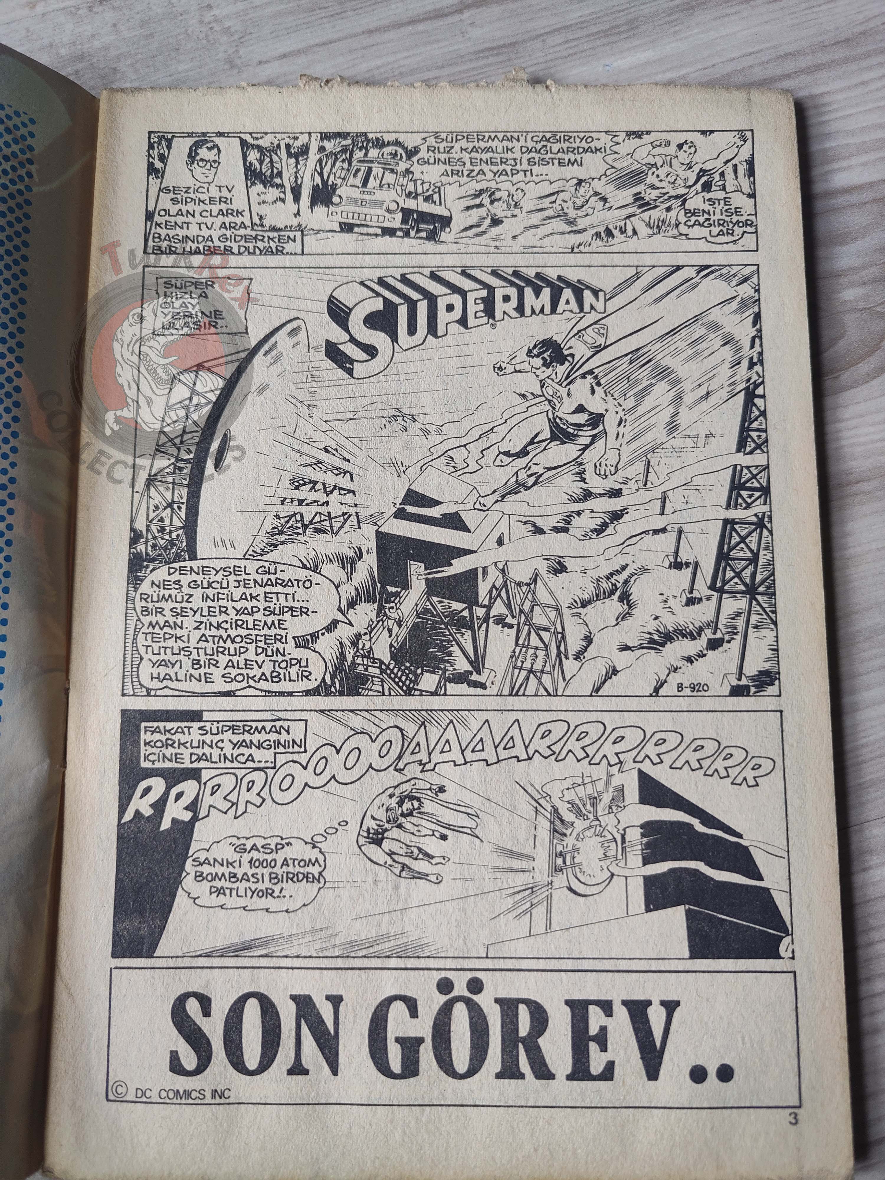 Superman #17 1980 Turkish Comic Turkey Action Comics  #399