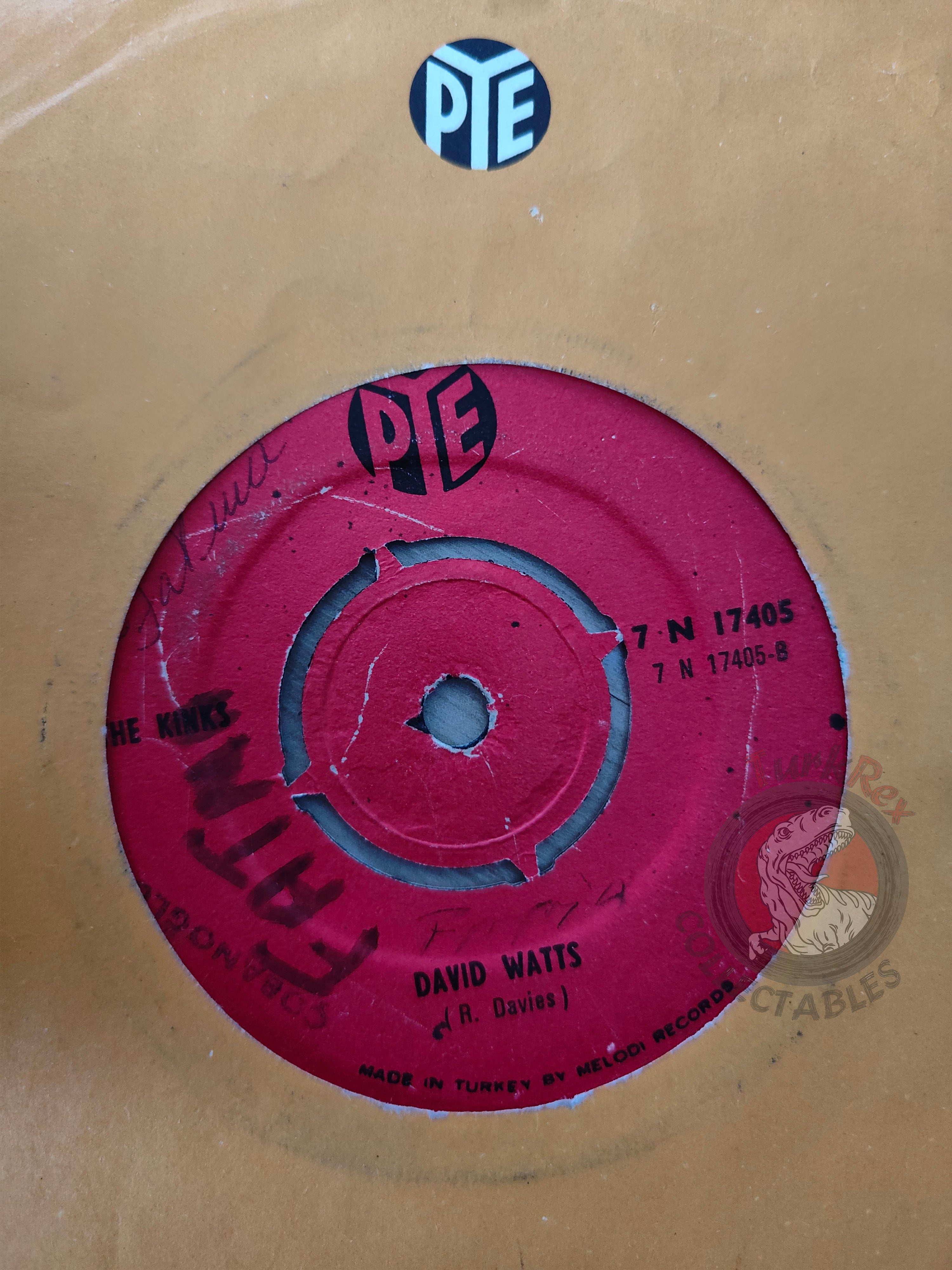 The Kinks – Autumn Almanac 7" Turkish Pressing Vinyl Turkey Edition