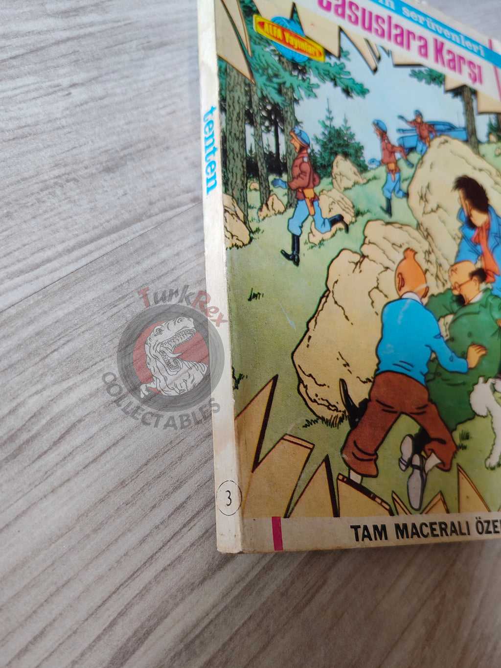 Tintin – The Calculus Affair early 1980s Turkish Edition Comic Turkey