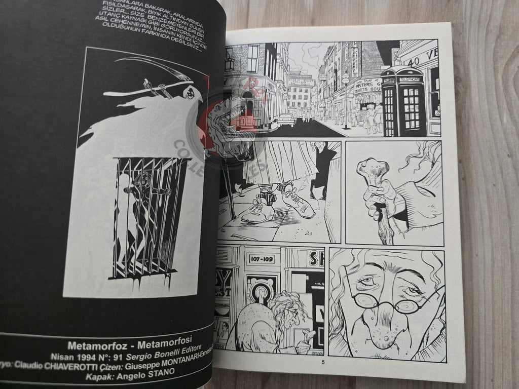Dylan Dog #37 2013 Turkish Comic Turkey Metamorfosi #91 #92