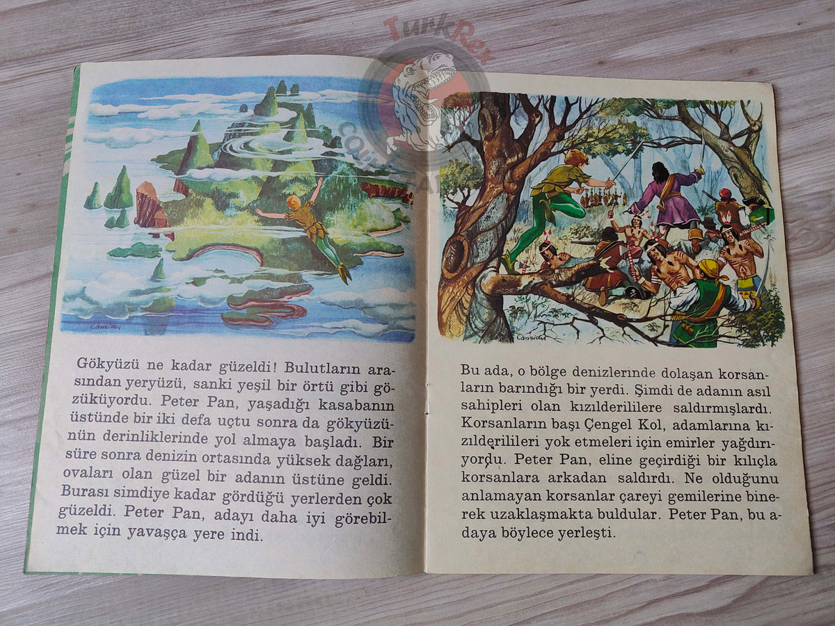 J. M. Barrie – Peter Pan 1979 Turkish Book Turkey Illustrated Giuseppe Malipiero