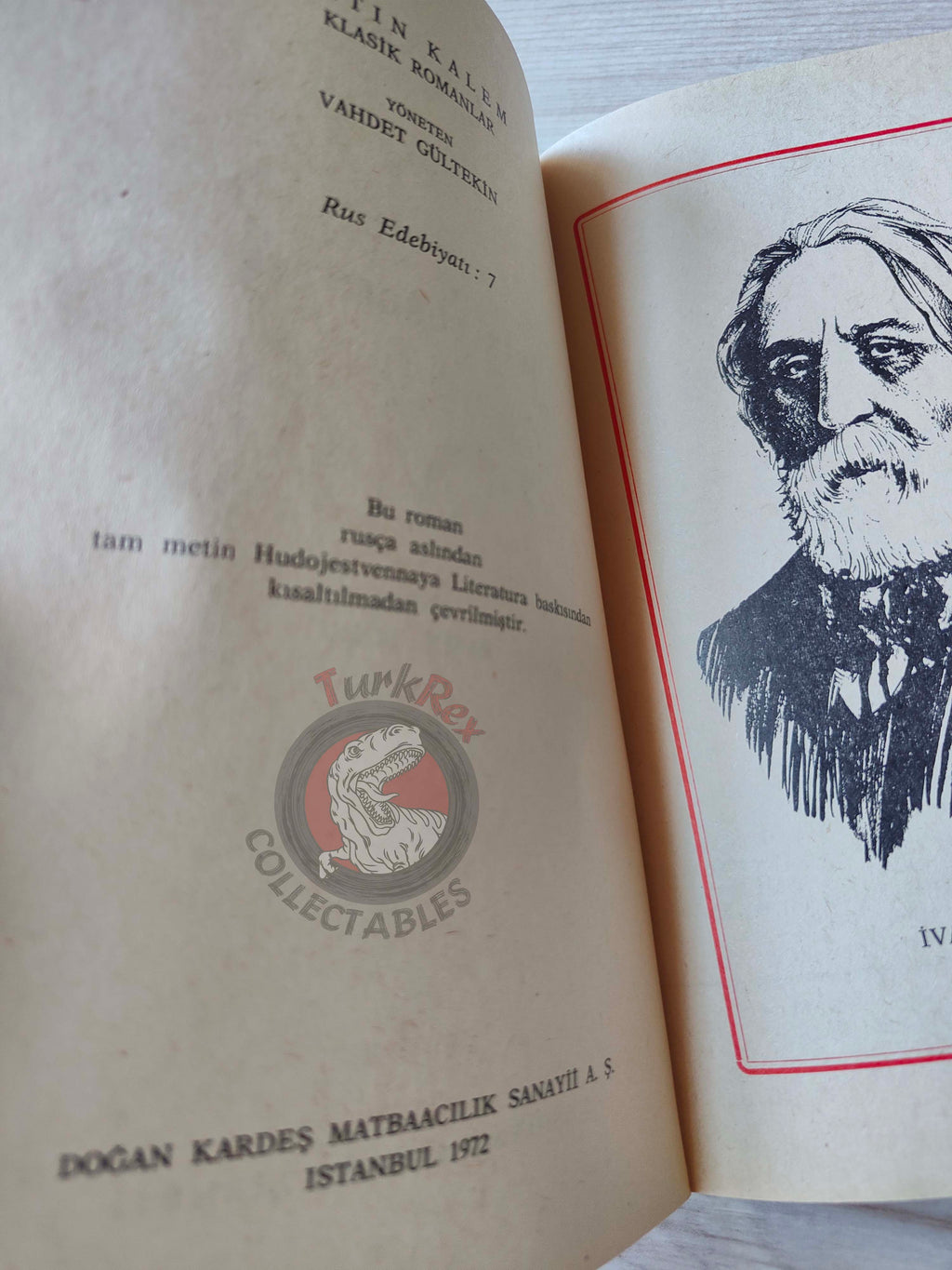 Ivan Turgenev – Smoke 1972 Turkish Book Turkey