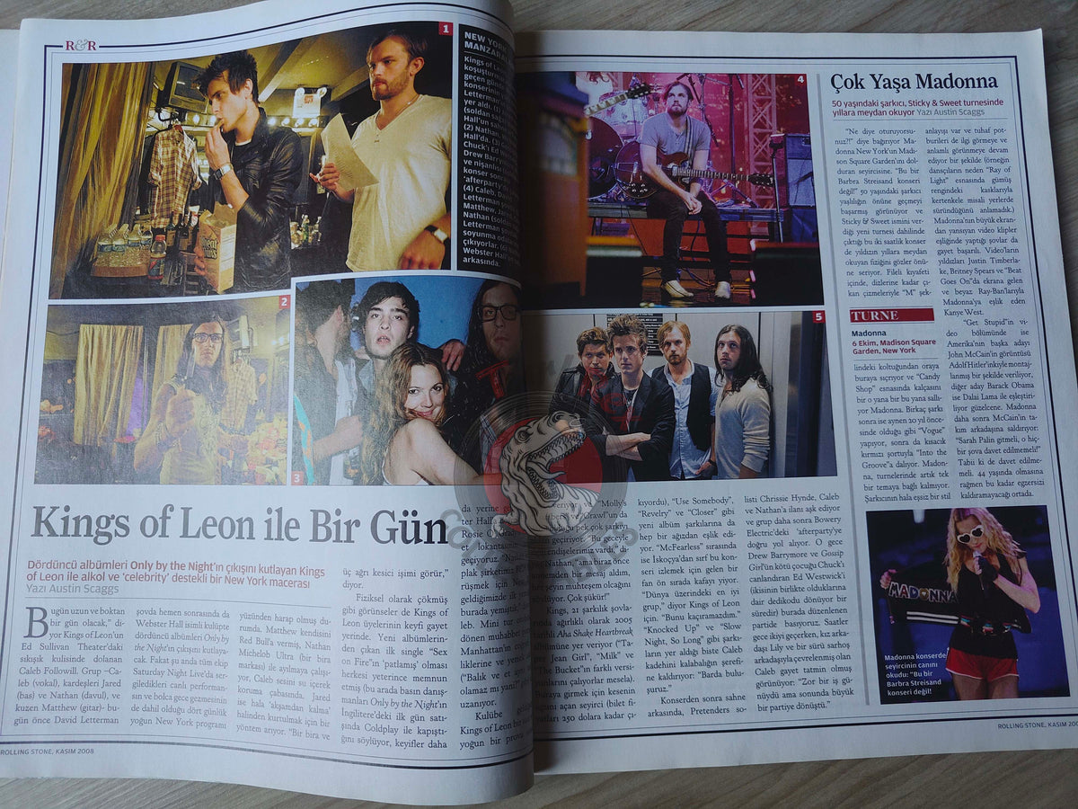 Rolling Stone 2008 AC/DC Turkish Mag Turkey  Madonna Slash Velvet Revolver Kurt Cobain